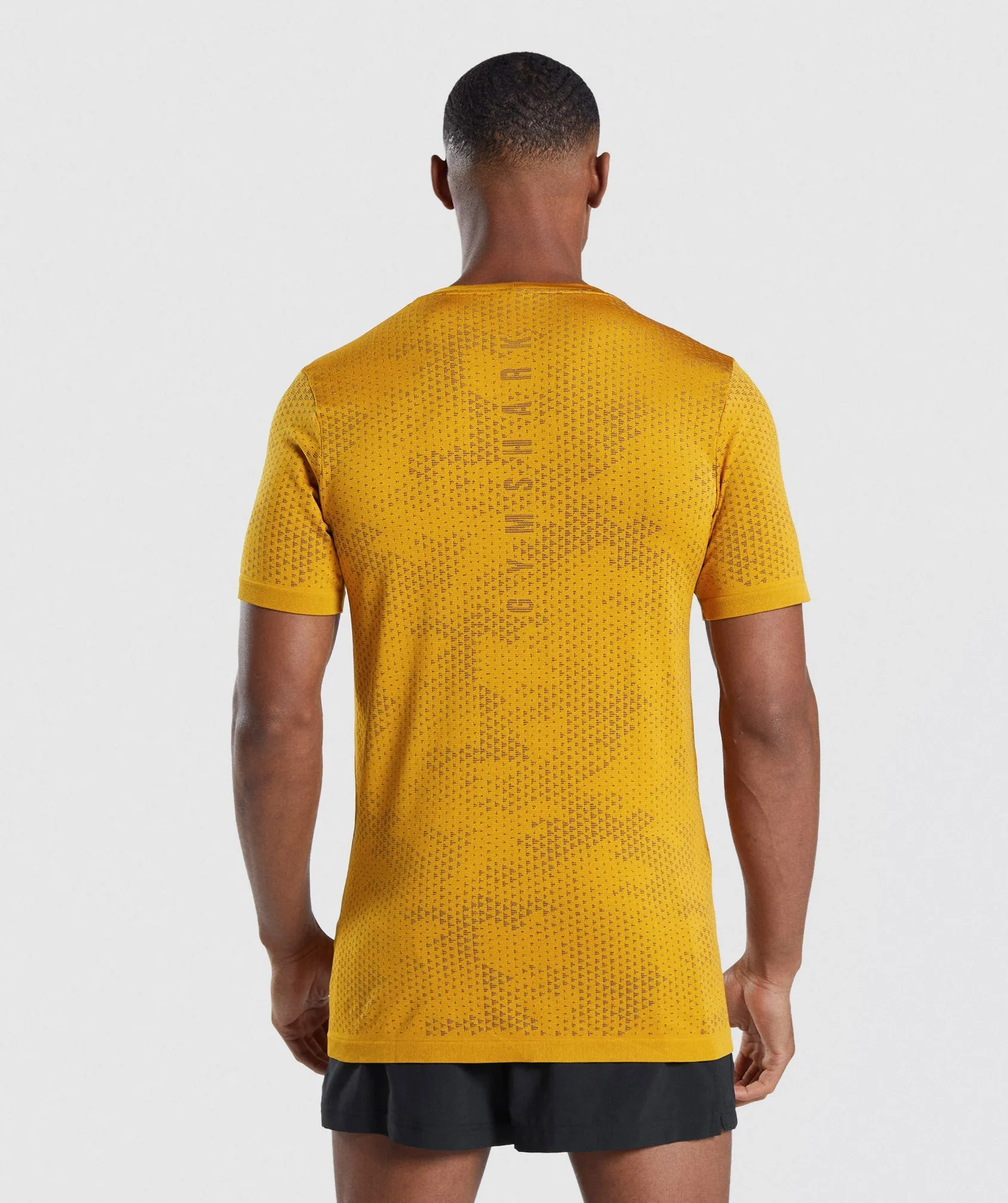 Gymshark Sport Seamless T-Shirt - Turmeric Yellow/Black sold by Gymshark product image thumbnail 2