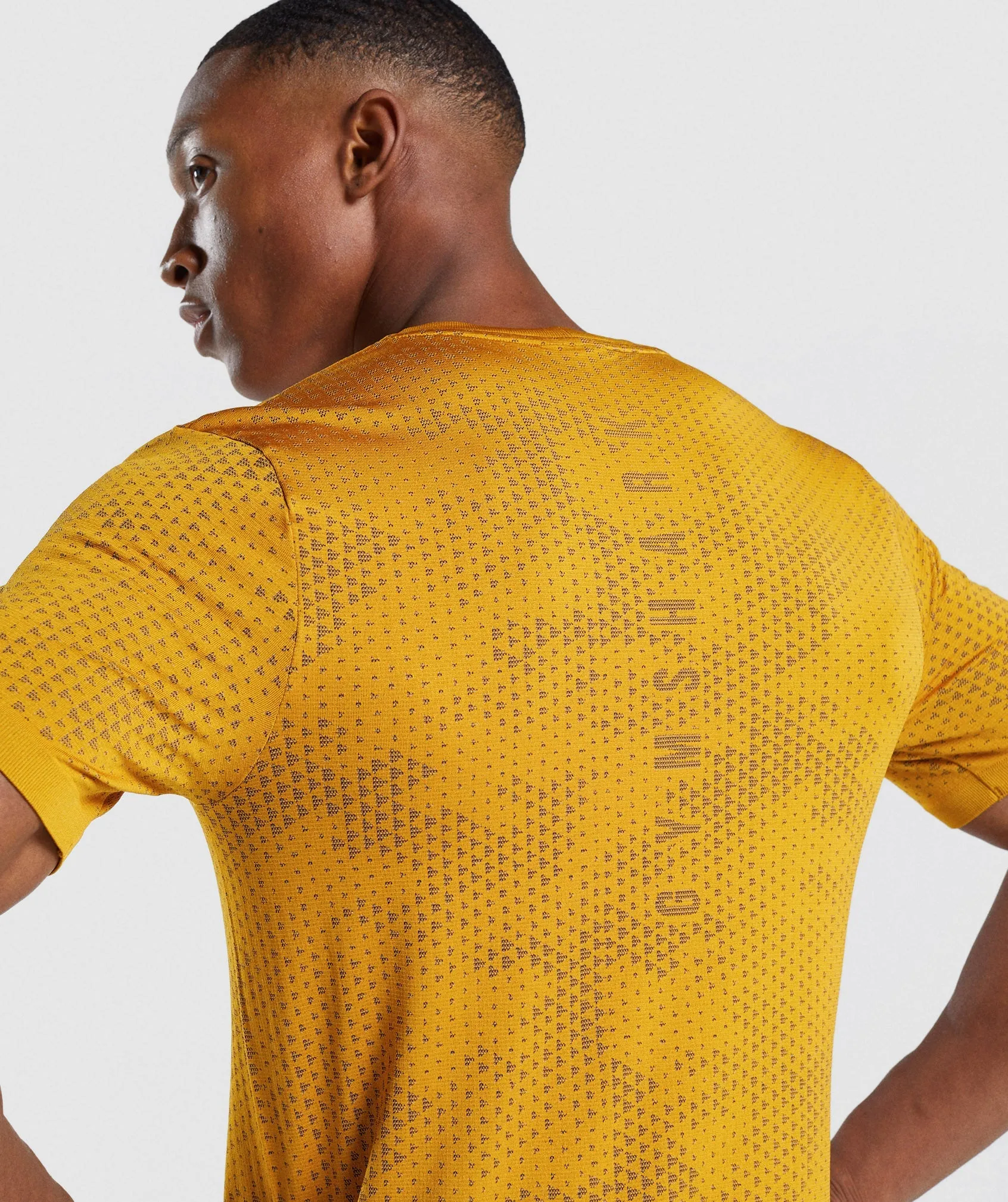 Gymshark Sport Seamless T-Shirt - Turmeric Yellow/Black sold by Gymshark product image thumbnail 5