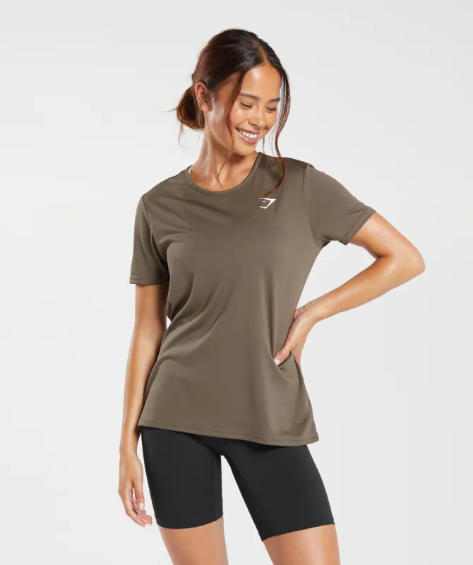 Gymshark Training T-Shirt - Camo Brown sold by Gymshark
