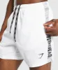 Gymshark Graphic Sport Shorts - White sold by Gymshark