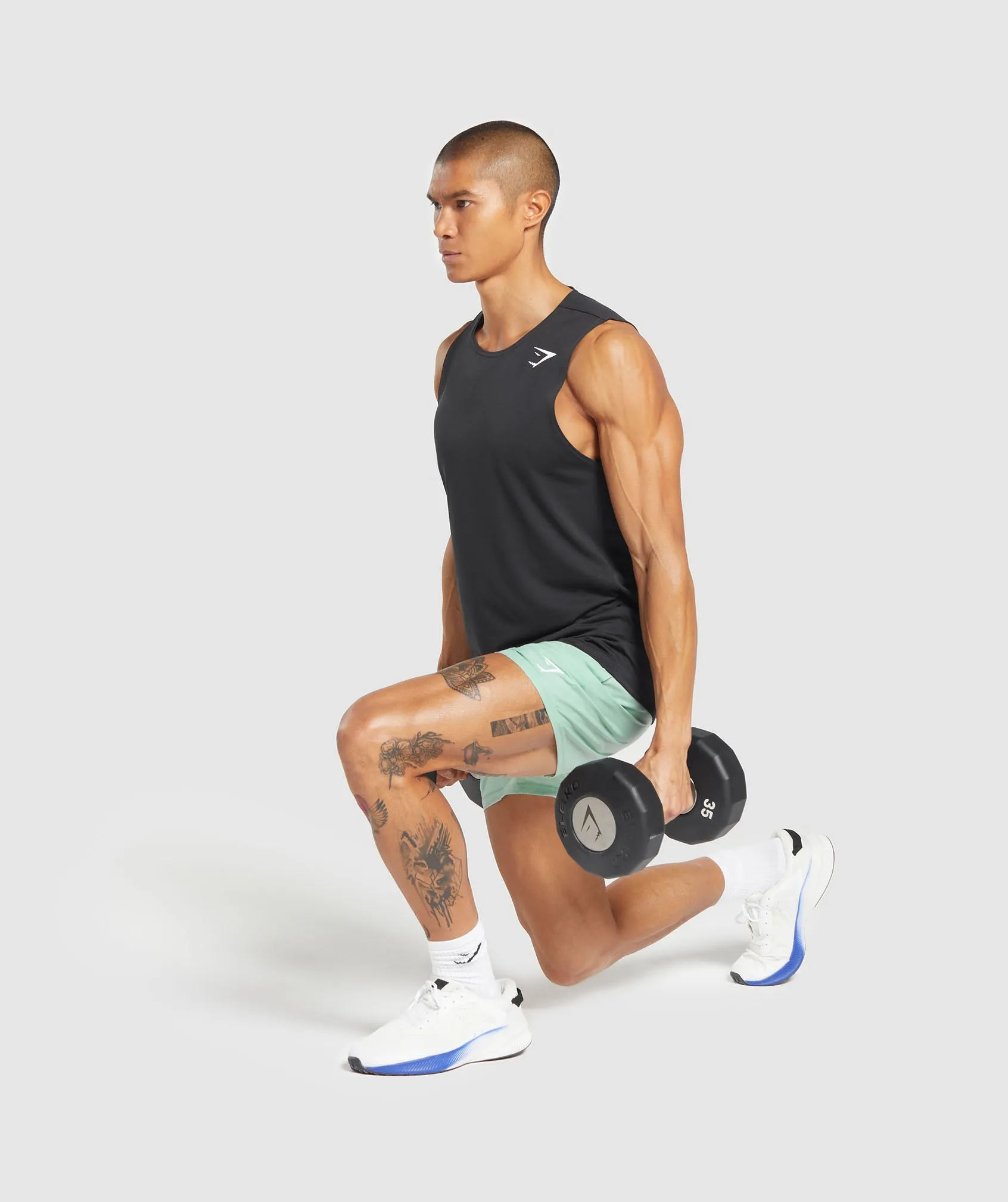 Gymshark Arrival 5" Shorts - Lido Green sold by Gymshark product image thumbnail 4