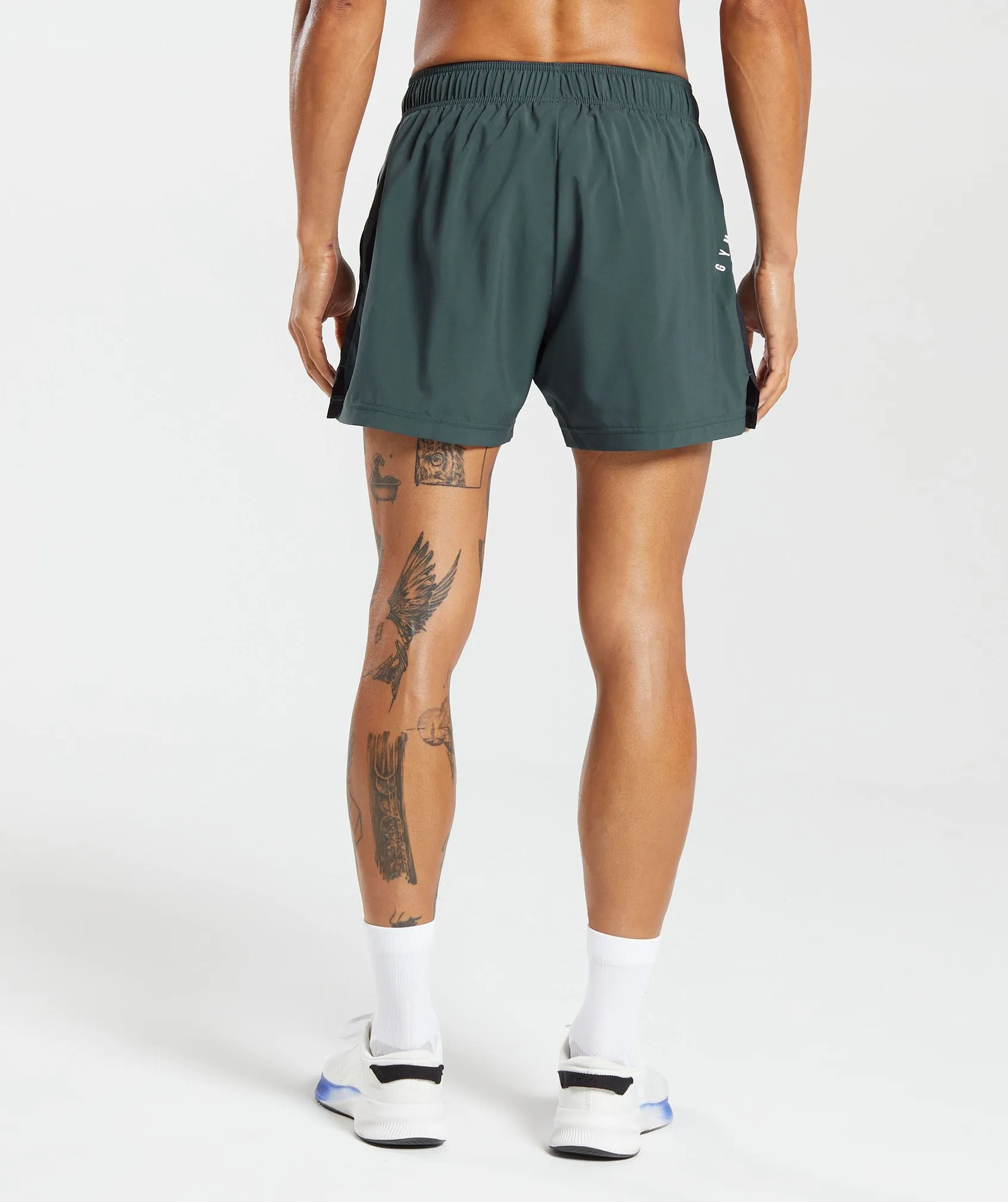 Gymshark Sport 5" Shorts - Fog Green/Black sold by Gymshark product image thumbnail 2