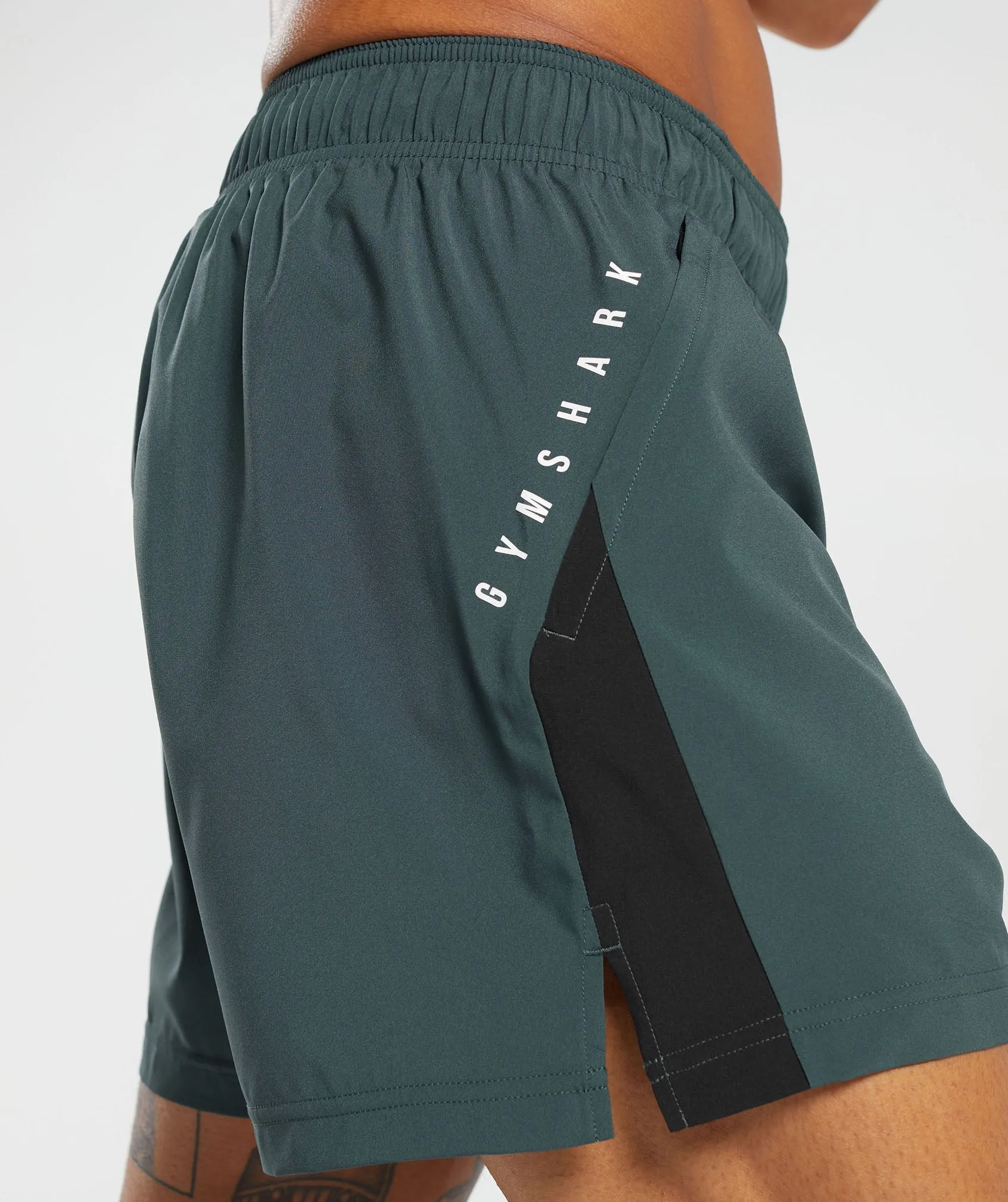 Gymshark Sport 5" Shorts - Fog Green/Black sold by Gymshark product image thumbnail 5