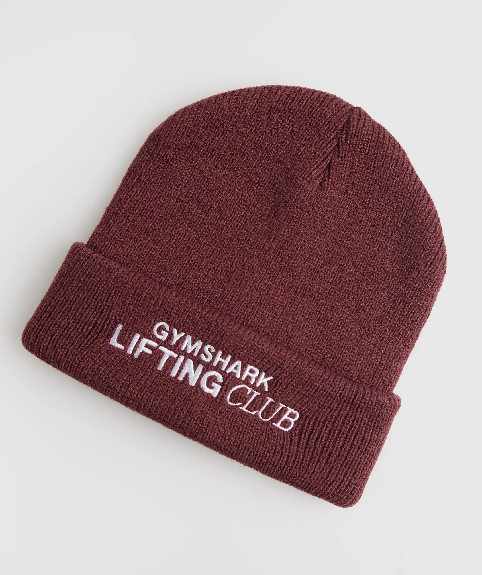 Gymshark Social Club Beanie - Cherry Brown sold by Gymshark