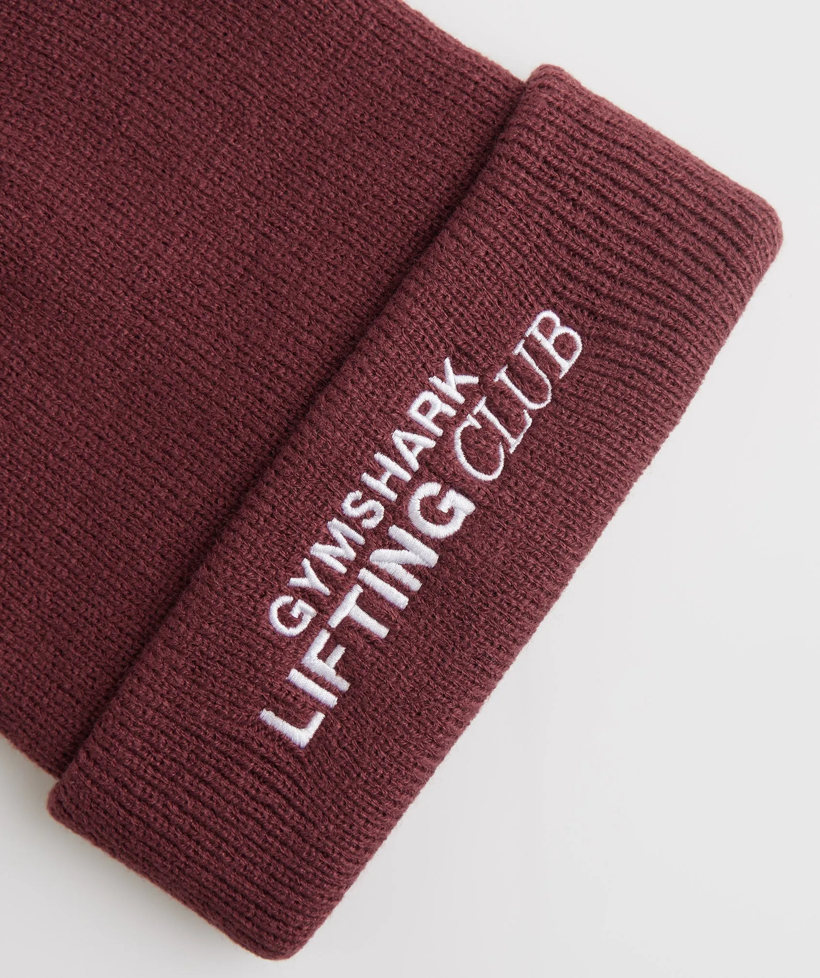 Gymshark Social Club Beanie - Cherry Brown sold by Gymshark product image thumbnail 3