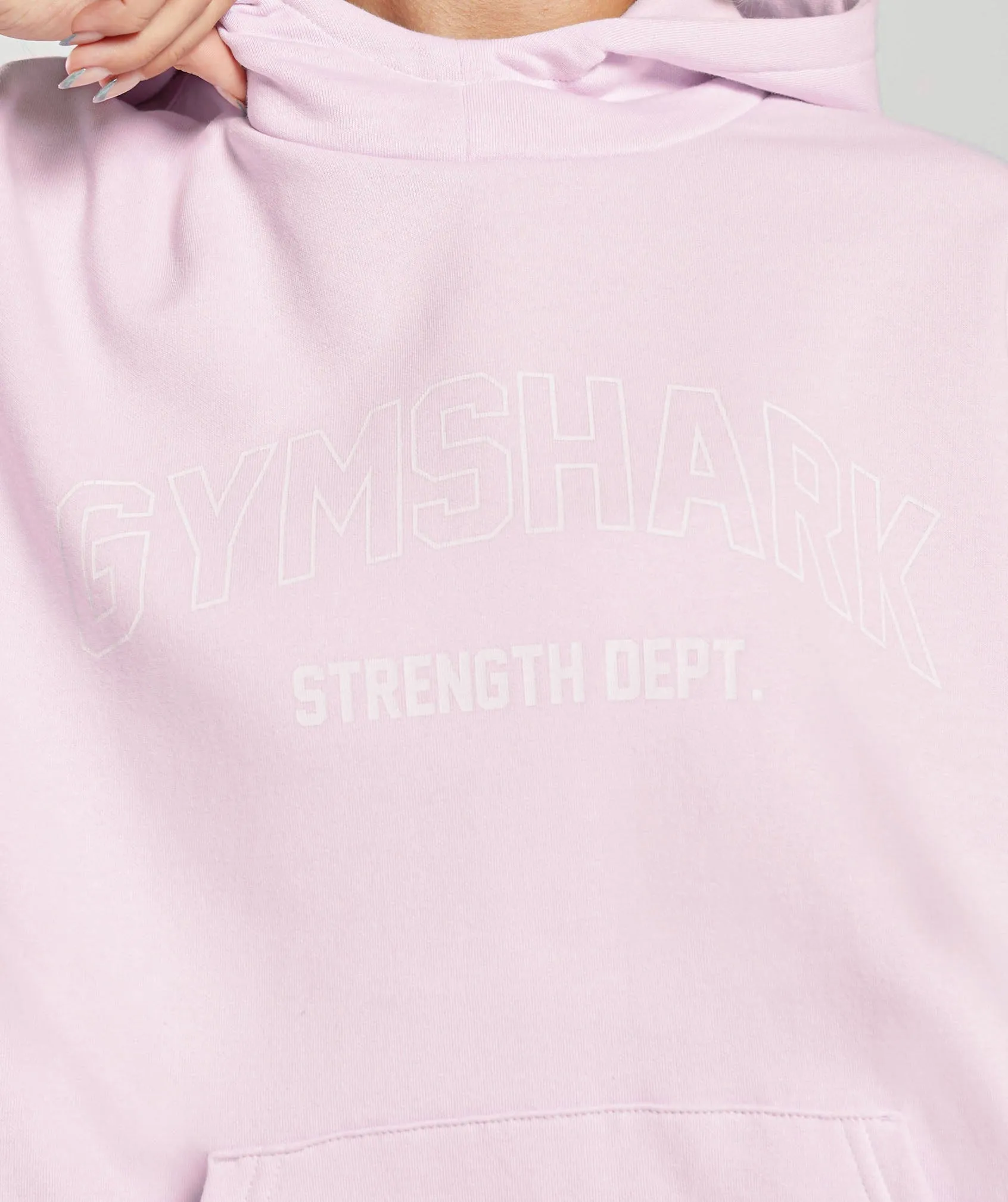 Gymshark Strength Department Graphic Hoodie - Lemonade Pink sold by Gymshark product image thumbnail 5