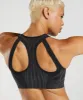 Gymshark Apex Seamless Sports Bra - Black/Onyx Grey sold by Gymshark