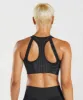 Gymshark Apex Seamless Sports Bra - Black/Onyx Grey sold by Gymshark