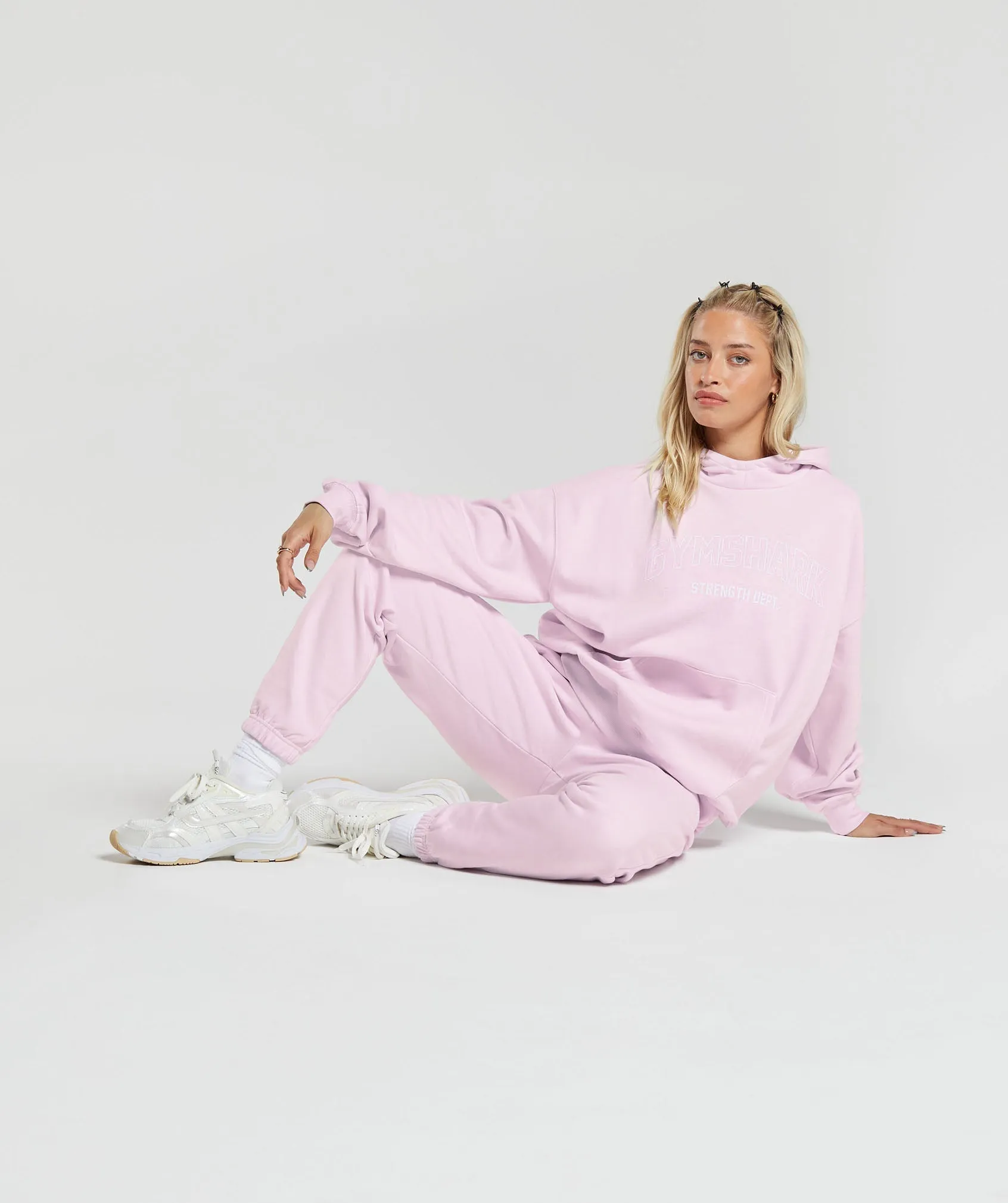 Gymshark Strength Department Graphic Hoodie - Lemonade Pink sold by Gymshark product image thumbnail 4