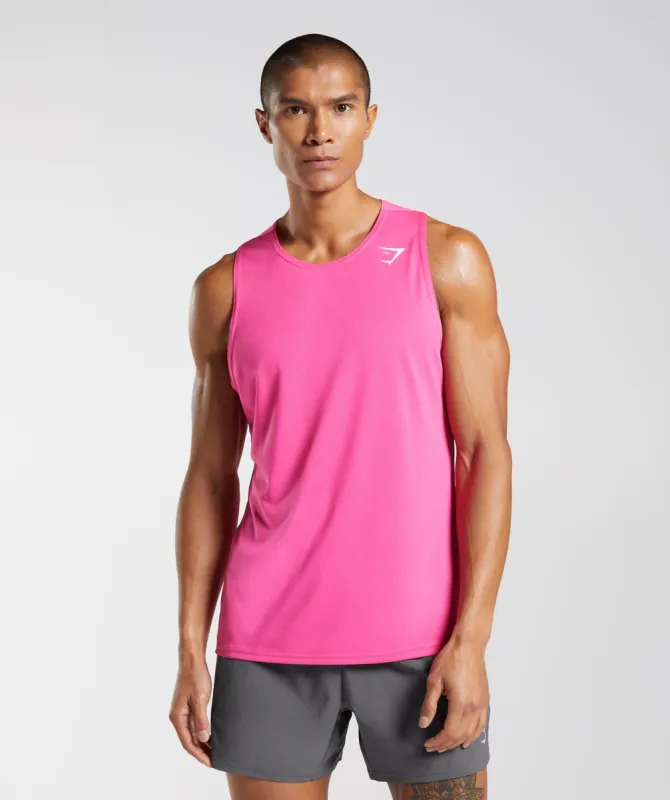 Gymshark Arrival Tank - Bright Fuchsia sold by Gymshark