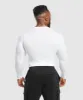 Gymshark Ribbed Long Sleeve T-Shirt - White sold by Gymshark