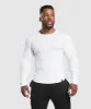 Gymshark Ribbed Long Sleeve T-Shirt - White sold by Gymshark