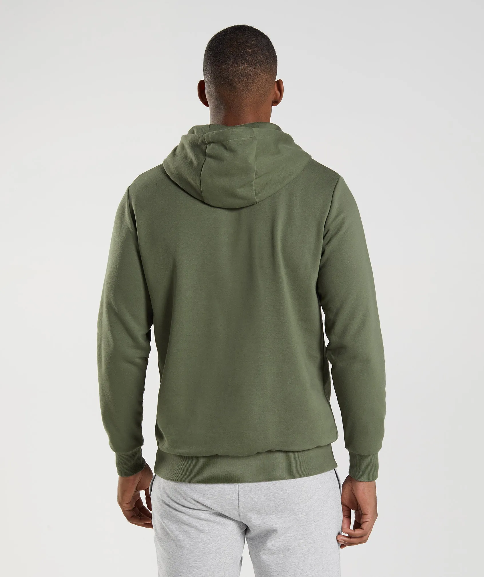 Gymshark Sharkhead Infill Hoodie - Core Olive sold by Gymshark product image thumbnail 2