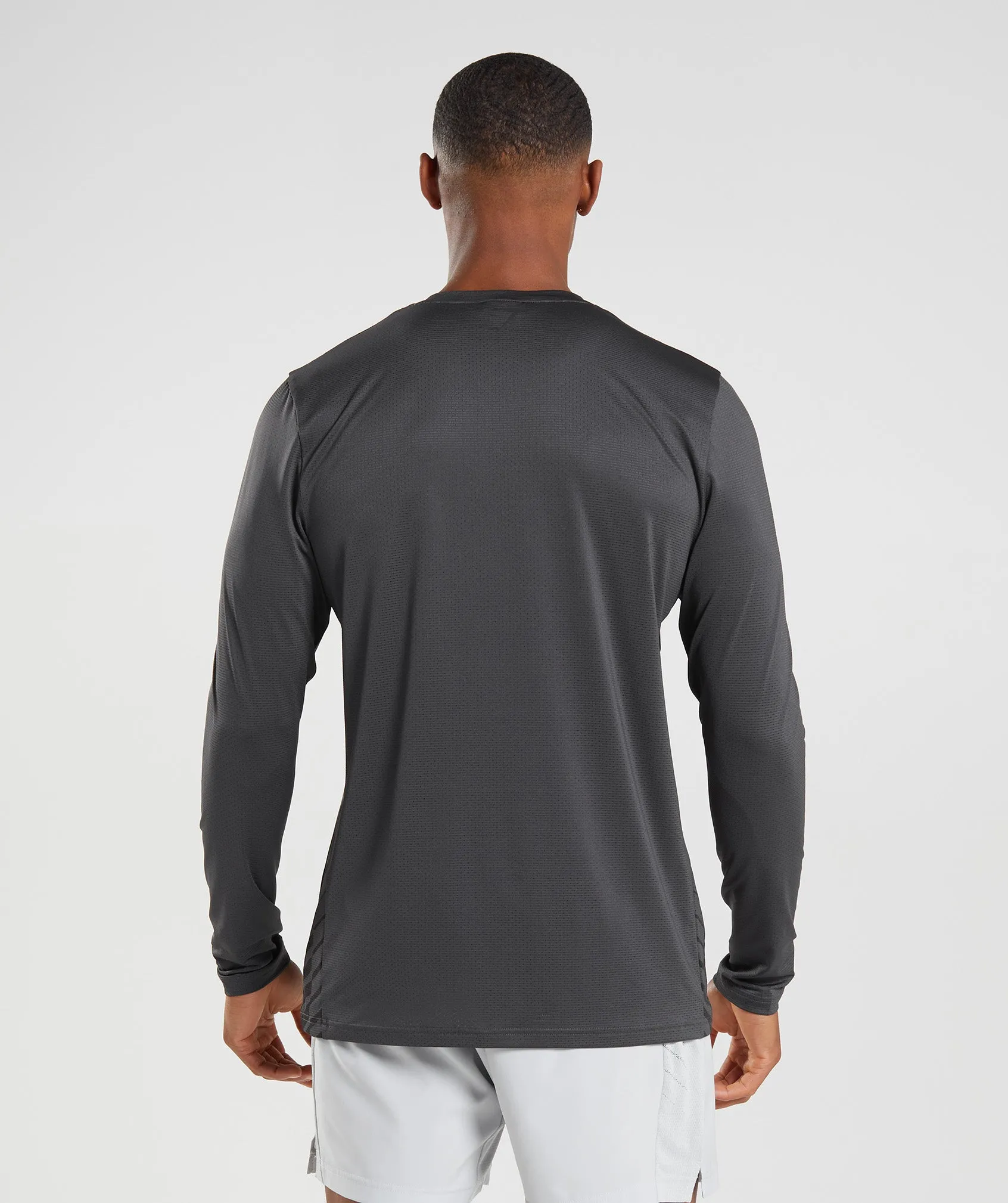 Gymshark Sport Stripe Long Sleeve T-Shirt - Onyx Grey sold by Gymshark product image thumbnail 2