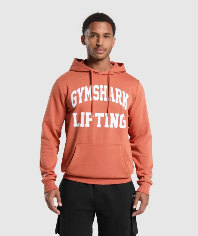 Gymshark Lifting Club Hoodie - Terracotta Orange made by Gymshark