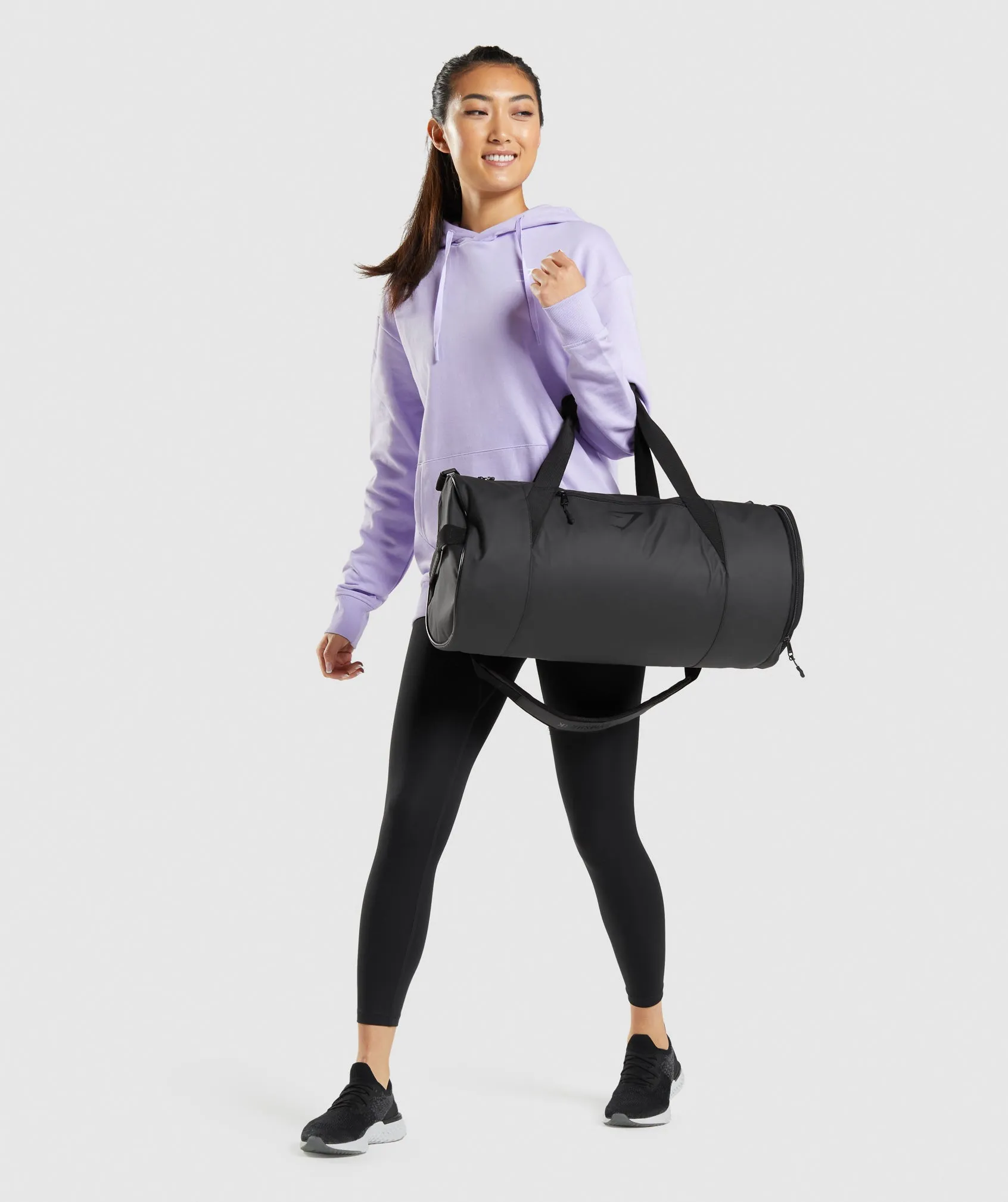 Gymshark Barrel Bag - Black sold by Gymshark product image thumbnail 2