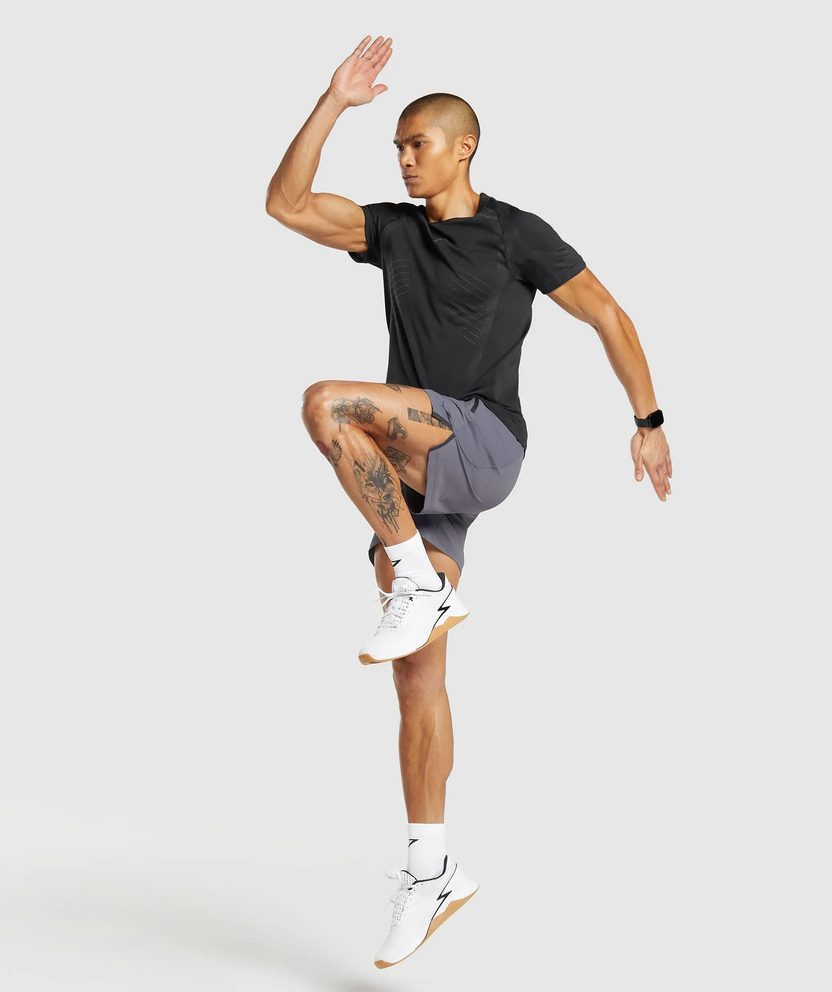 Gymshark Apex 5" Hybrid Short - Dark Grey sold by Gymshark product image thumbnail 4