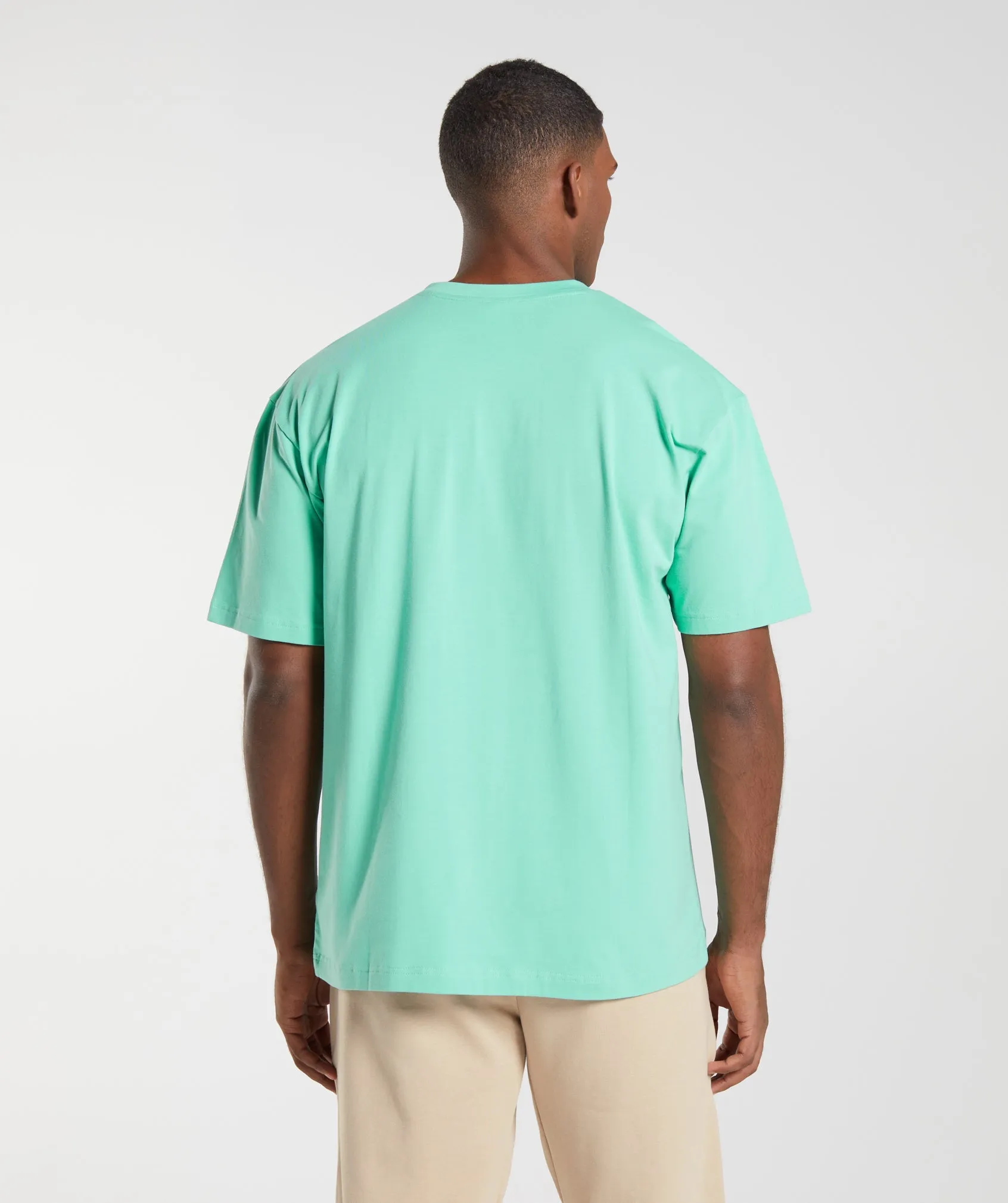 Gymshark Essential Oversized T-Shirt - Oxidized Green sold by Gymshark product image thumbnail 2