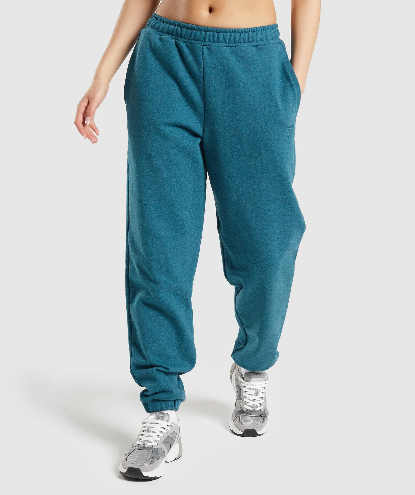 Gymshark Rest Day Sweats Joggers - Steel Blue Marl sold by Gymshark