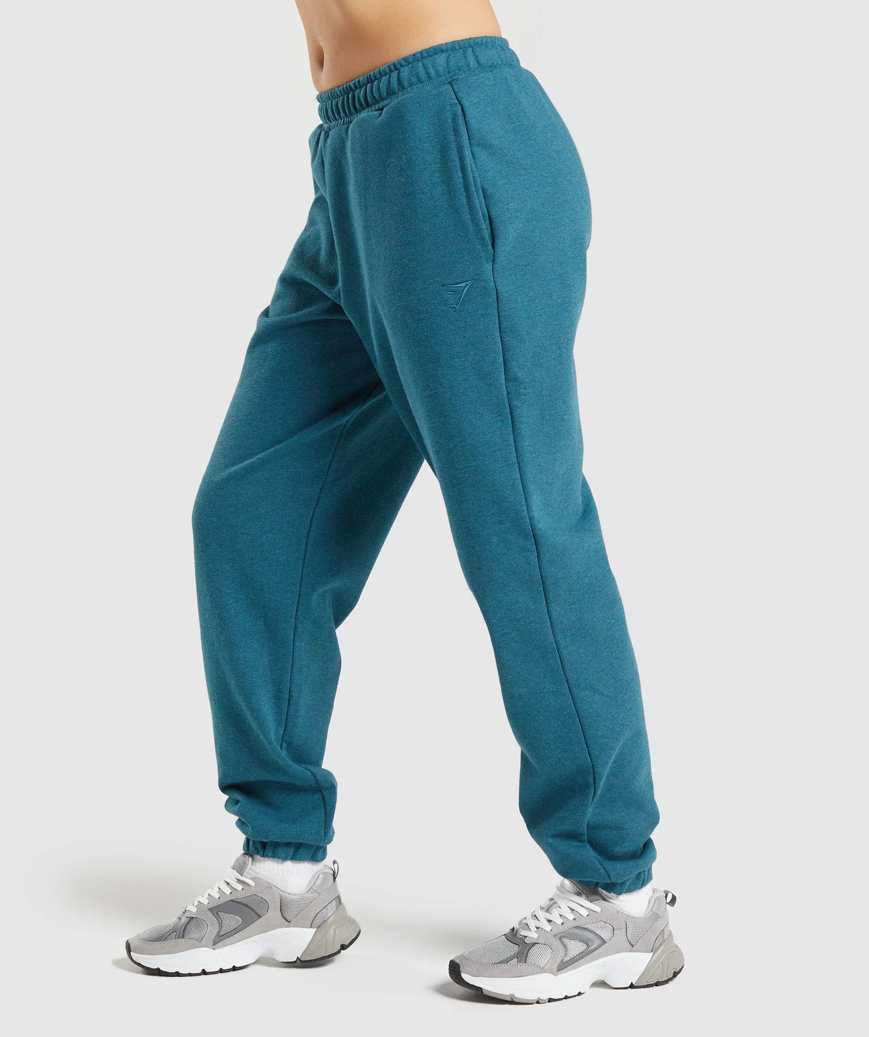 Gymshark Rest Day Sweats Joggers - Steel Blue Marl sold by Gymshark product image thumbnail 3