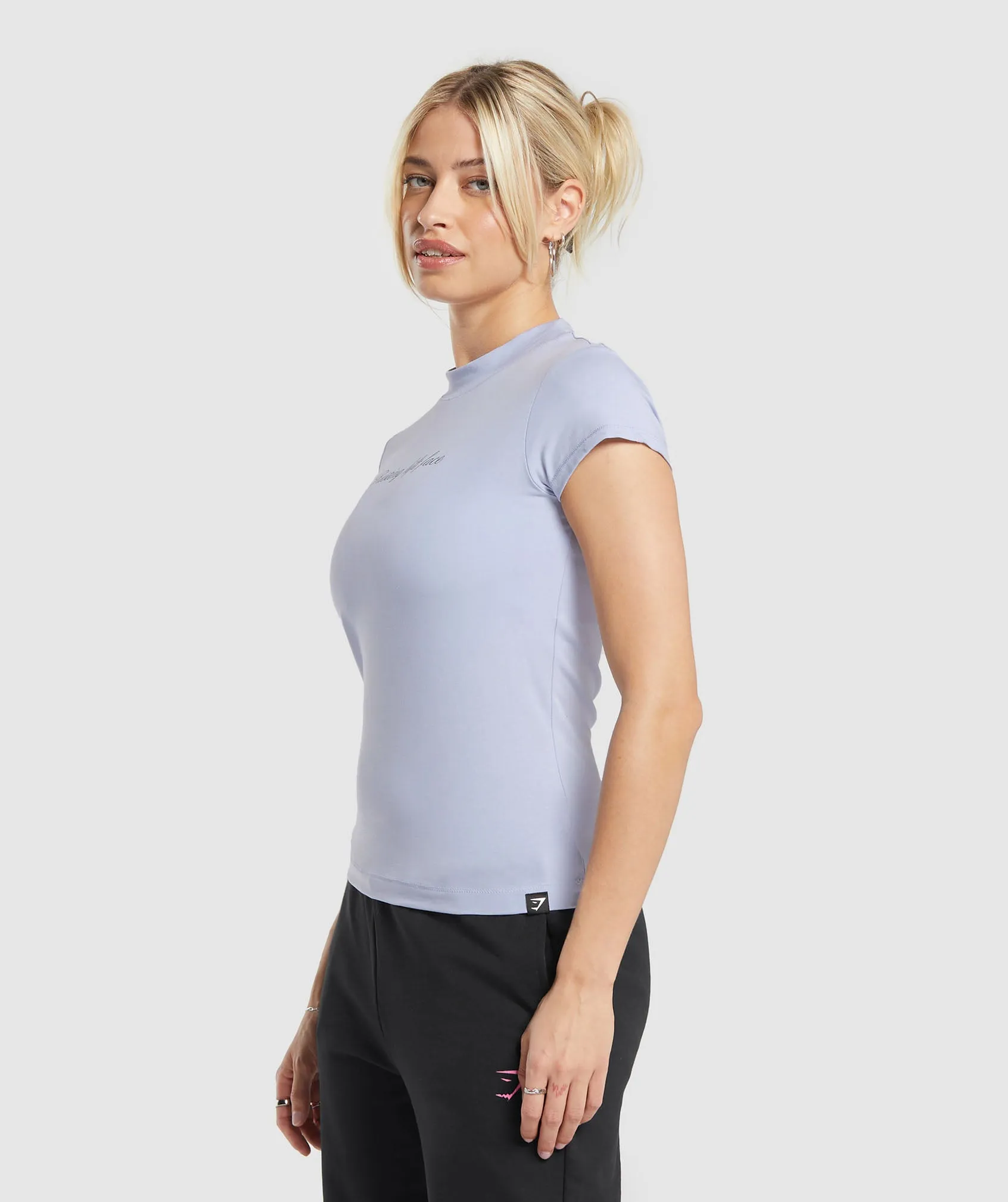 Gymshark Tattoo T-Shirt - Silver Lilac sold by Gymshark product image thumbnail 3