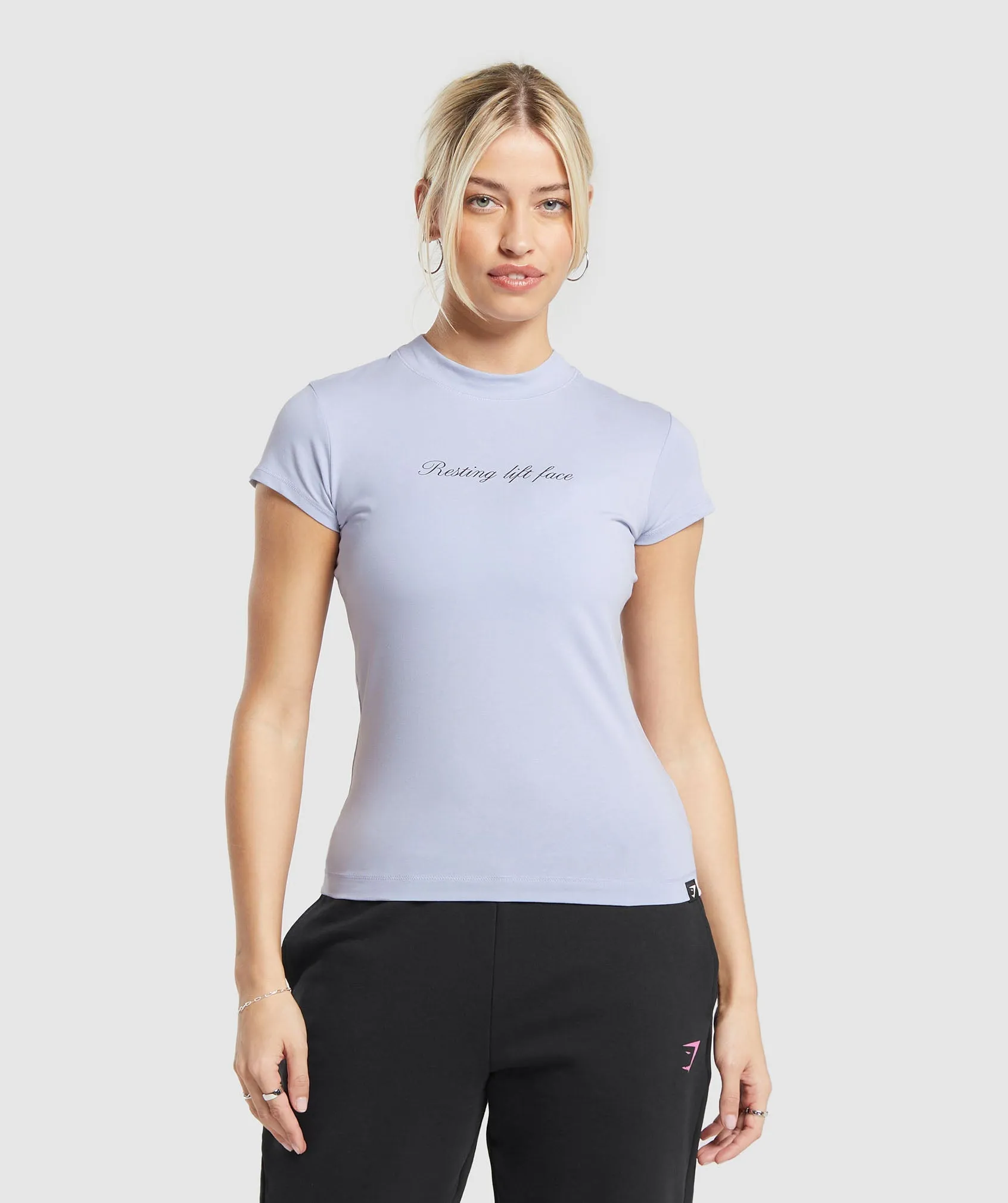 Gymshark Tattoo T-Shirt - Silver Lilac sold by Gymshark
