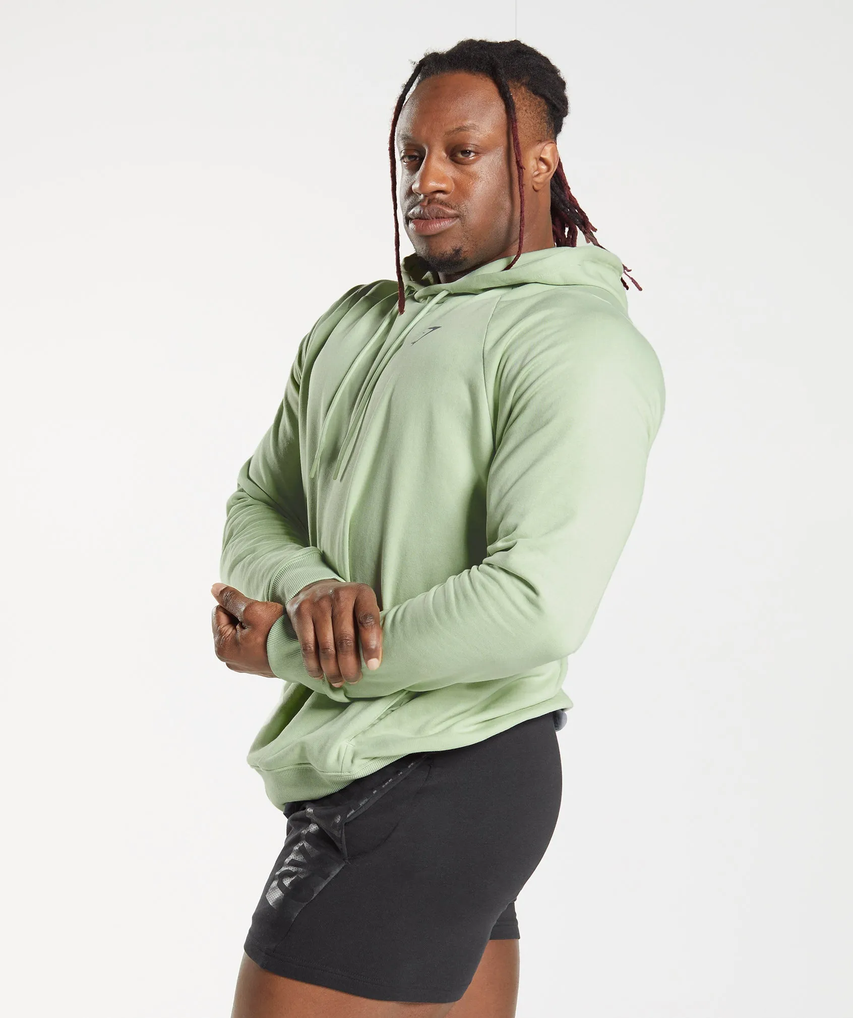 Gymshark Bold Hoodie - Flora Green sold by Gymshark product image thumbnail 5