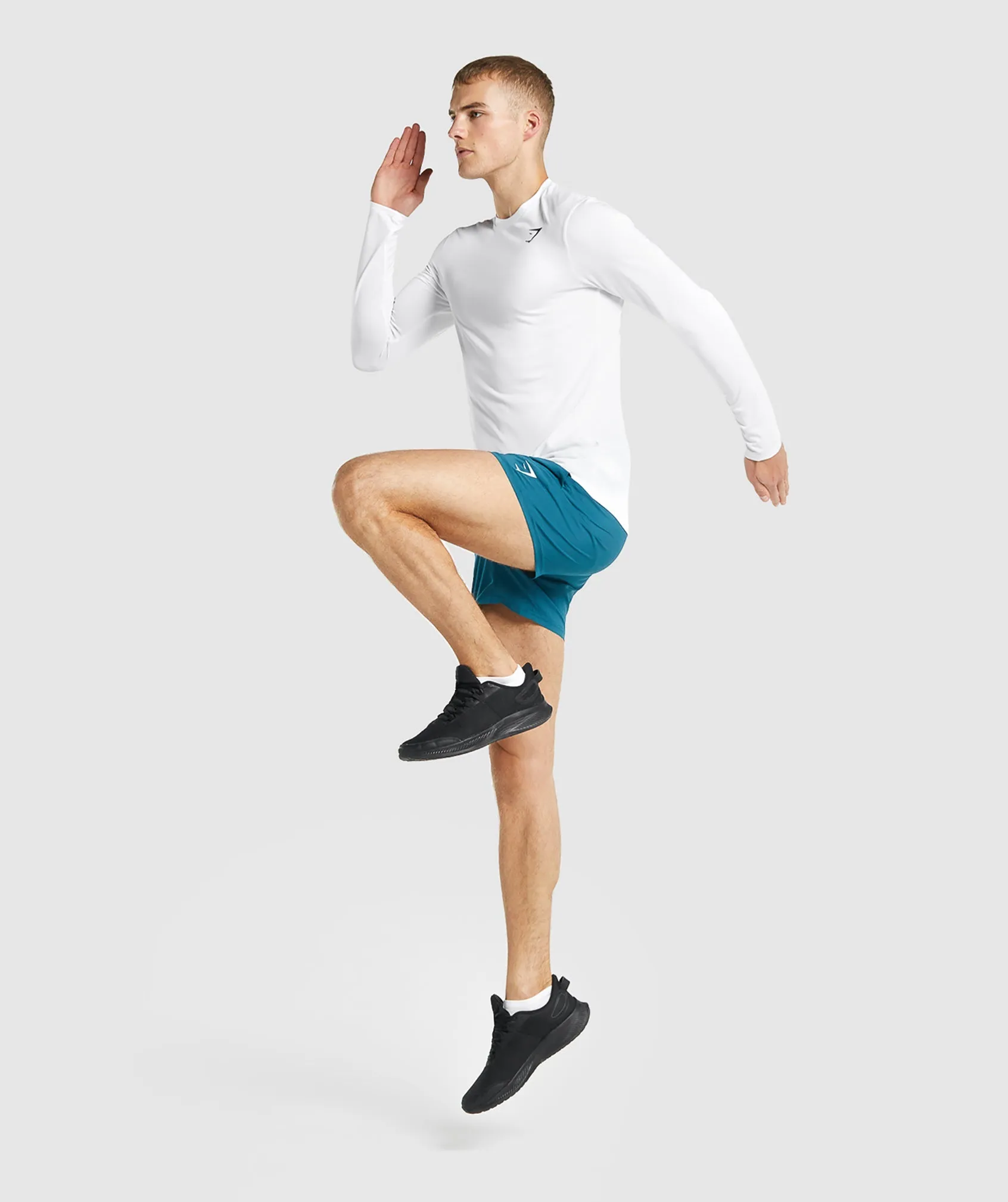 Gymshark Arrival Long Sleeve T-Shirt - White sold by Gymshark product image thumbnail 4