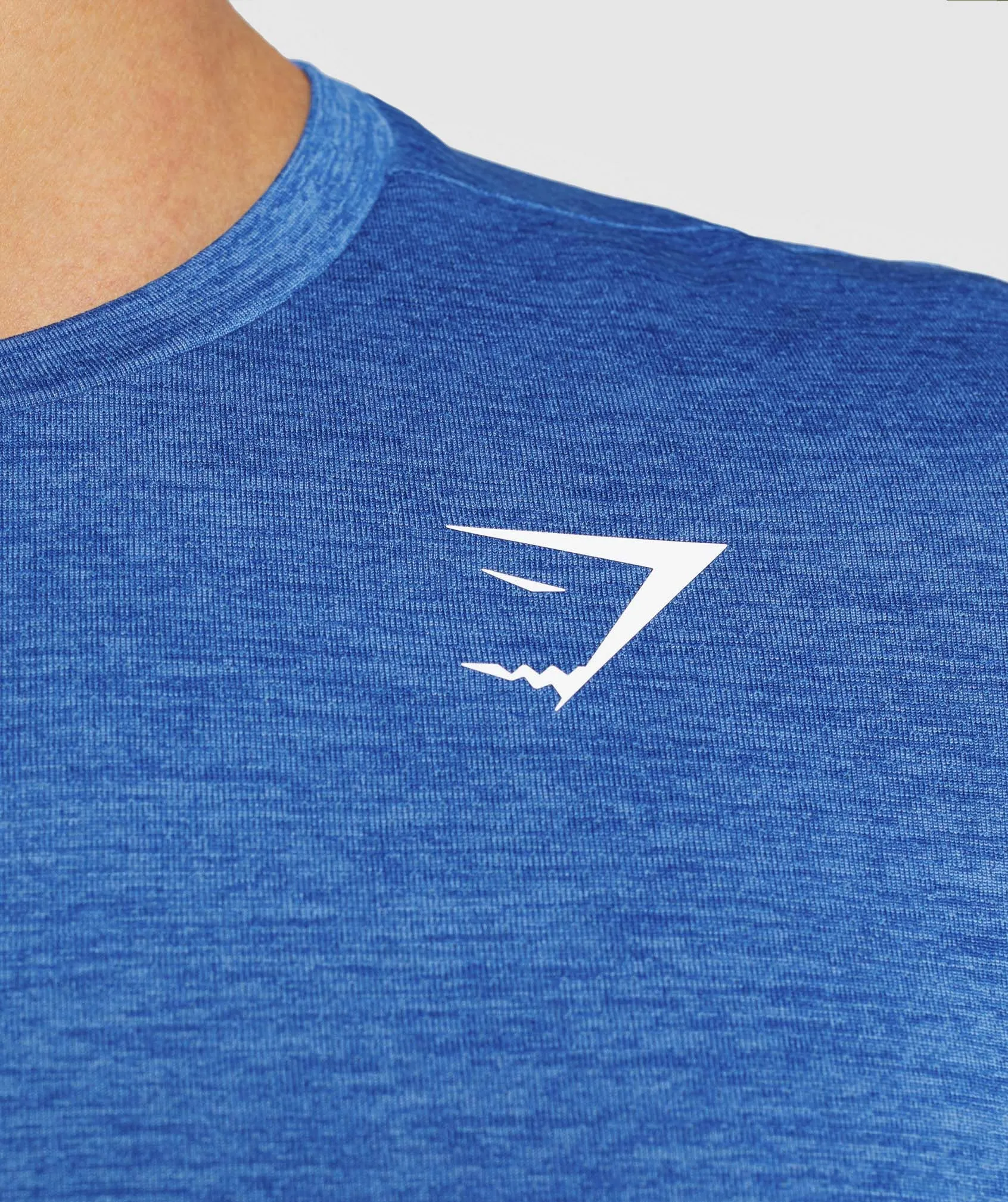 Gymshark Arrival Marl T-Shirt - Athletic Blue/Javelin Blue Marl sold by Gymshark product image thumbnail 5