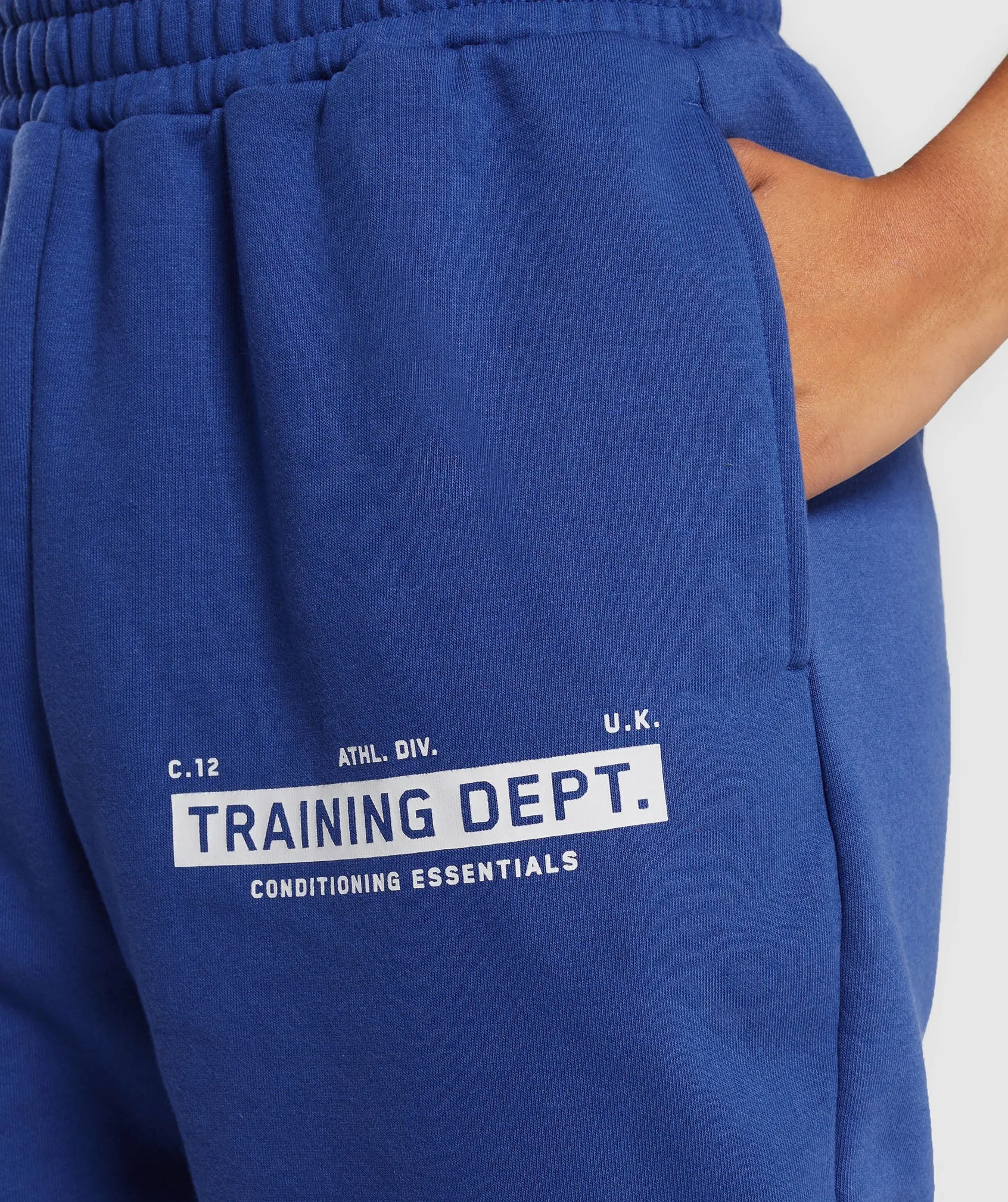 Gymshark Training Department Graphic Oversized Joggers - Wave Blue sold by Gymshark product image thumbnail 5