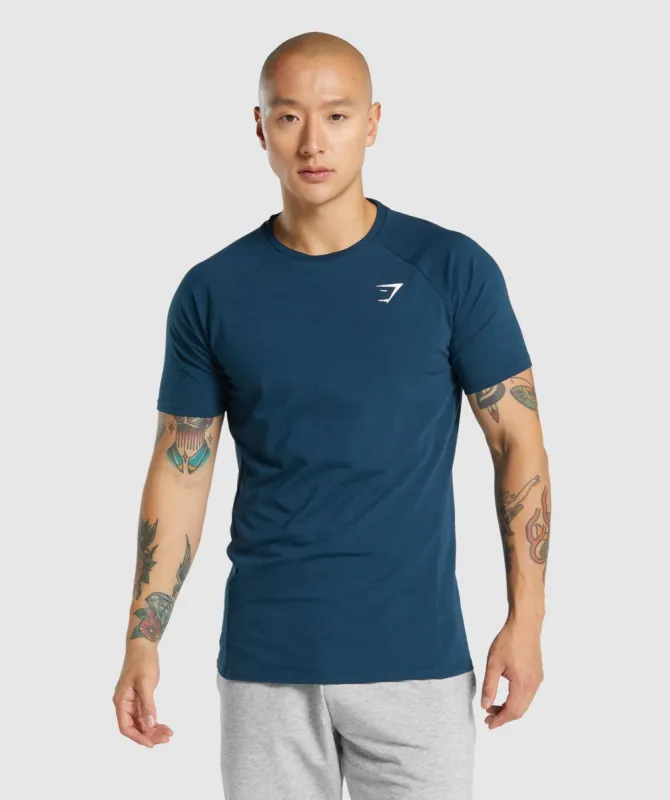 Gymshark Critical 2.0 T-Shirt - Navy sold by Gymshark