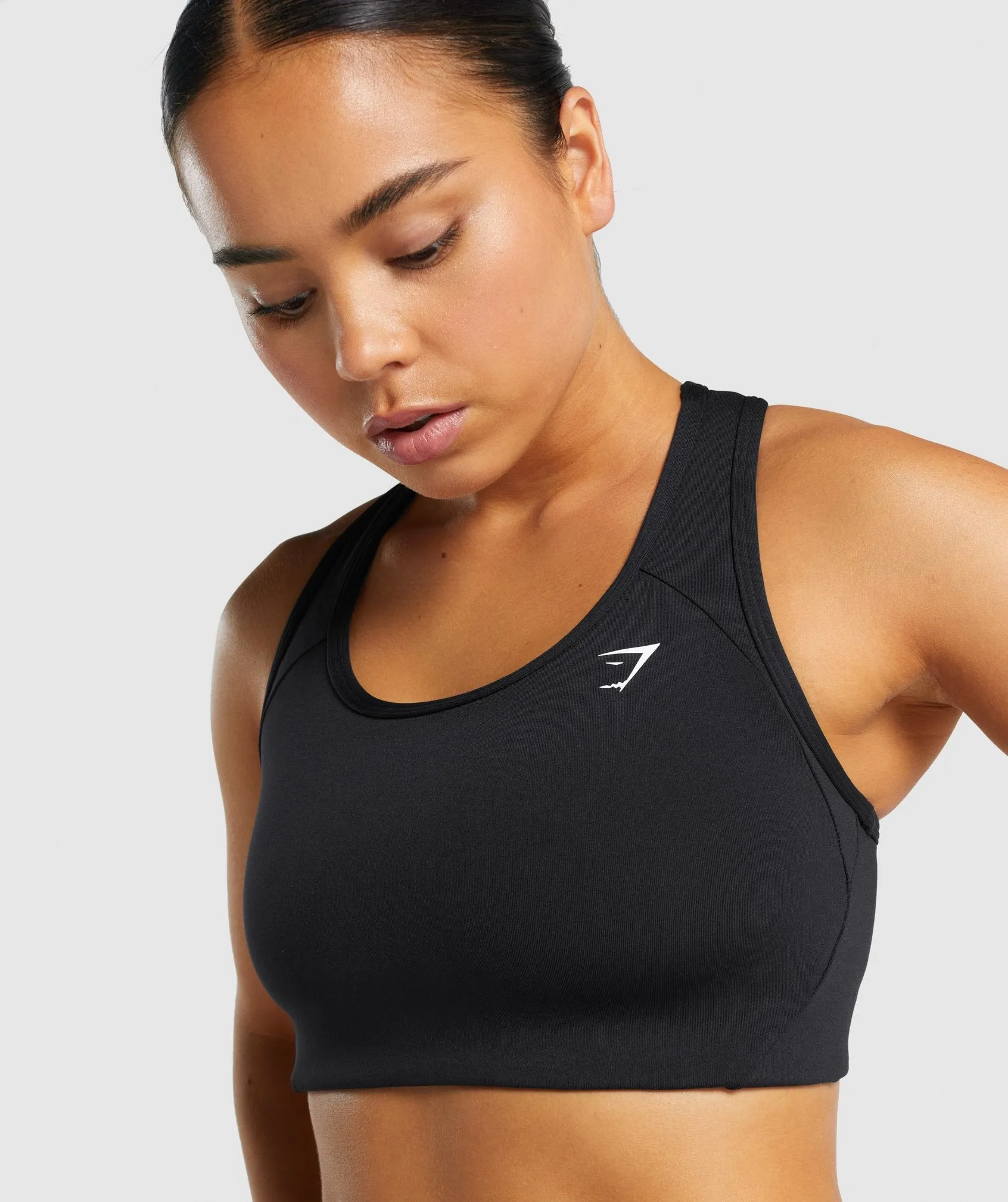 Gymshark Essential Racer Back Sports Bra - Black sold by Gymshark product image thumbnail 5