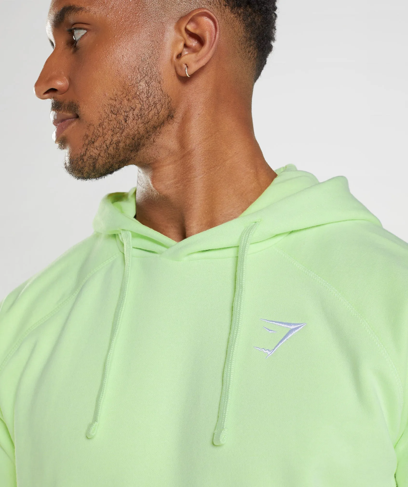 Gymshark Crest Hoodie - Kiwi Green sold by Gymshark product image thumbnail 3