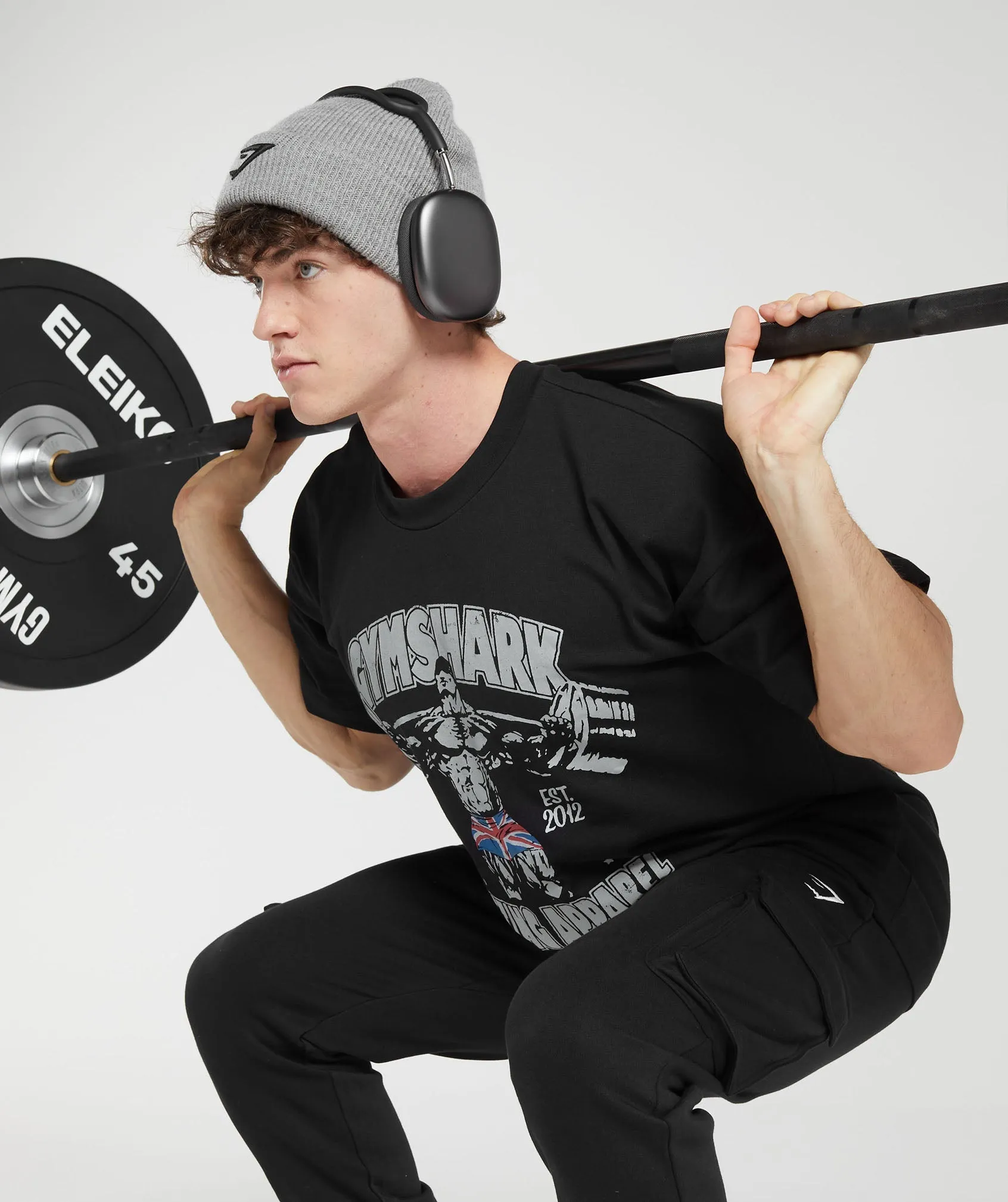 Gymshark Lifting Apparel T-Shirt - Black sold by Gymshark product image thumbnail 4
