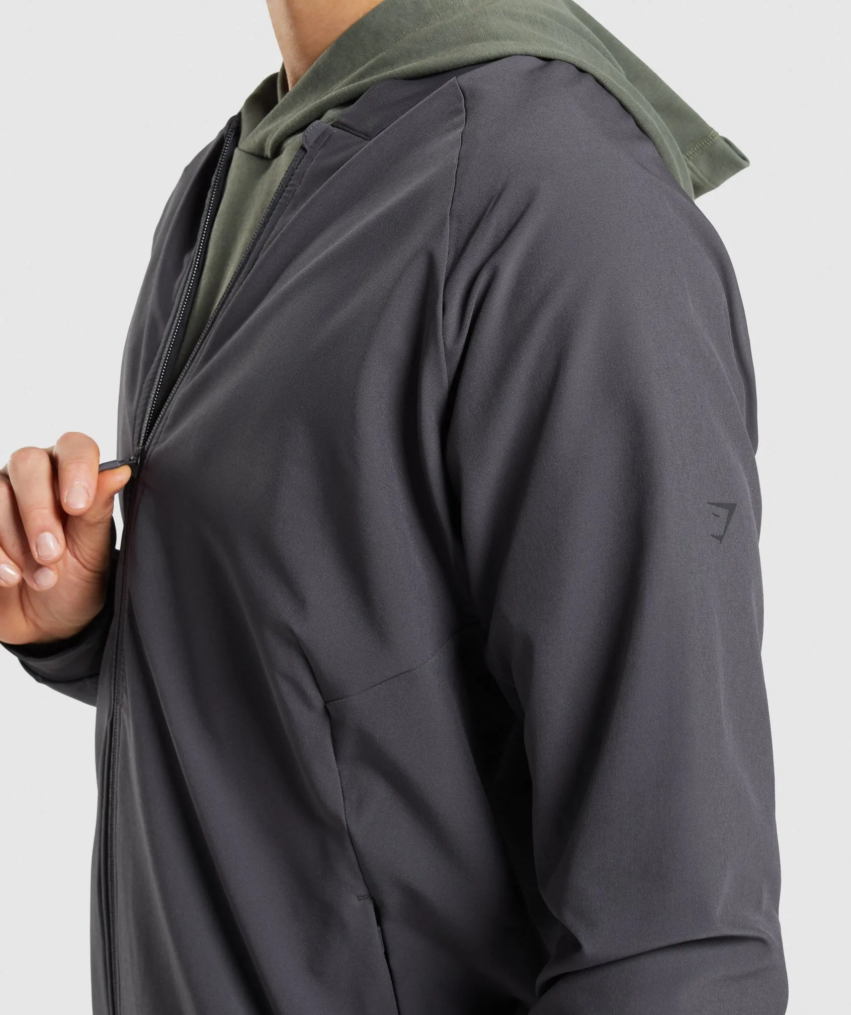 Gymshark Studio Jacket - Onyx Grey sold by Gymshark product image thumbnail 5