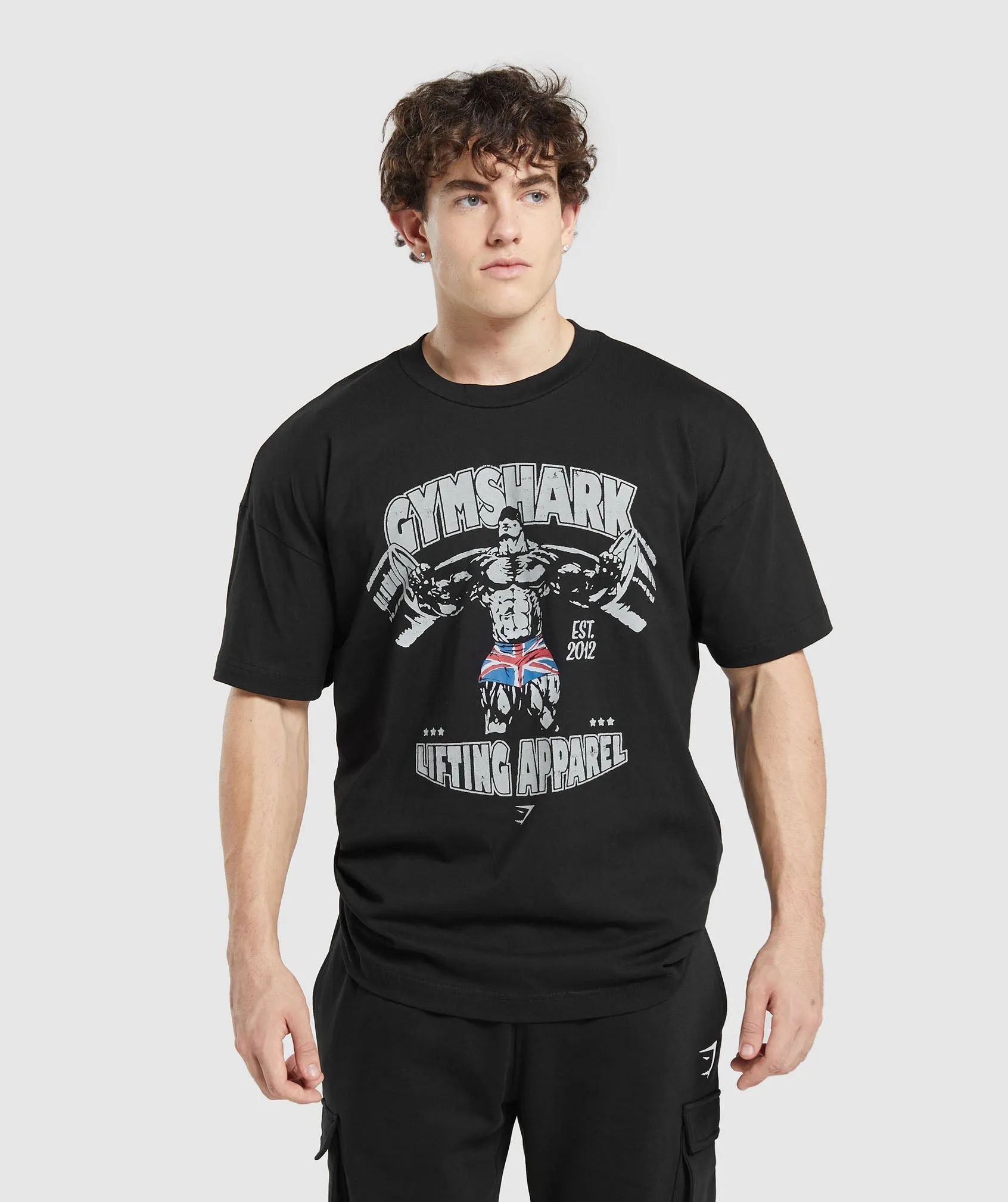 Gymshark Lifting Apparel T-Shirt - Black sold by Gymshark