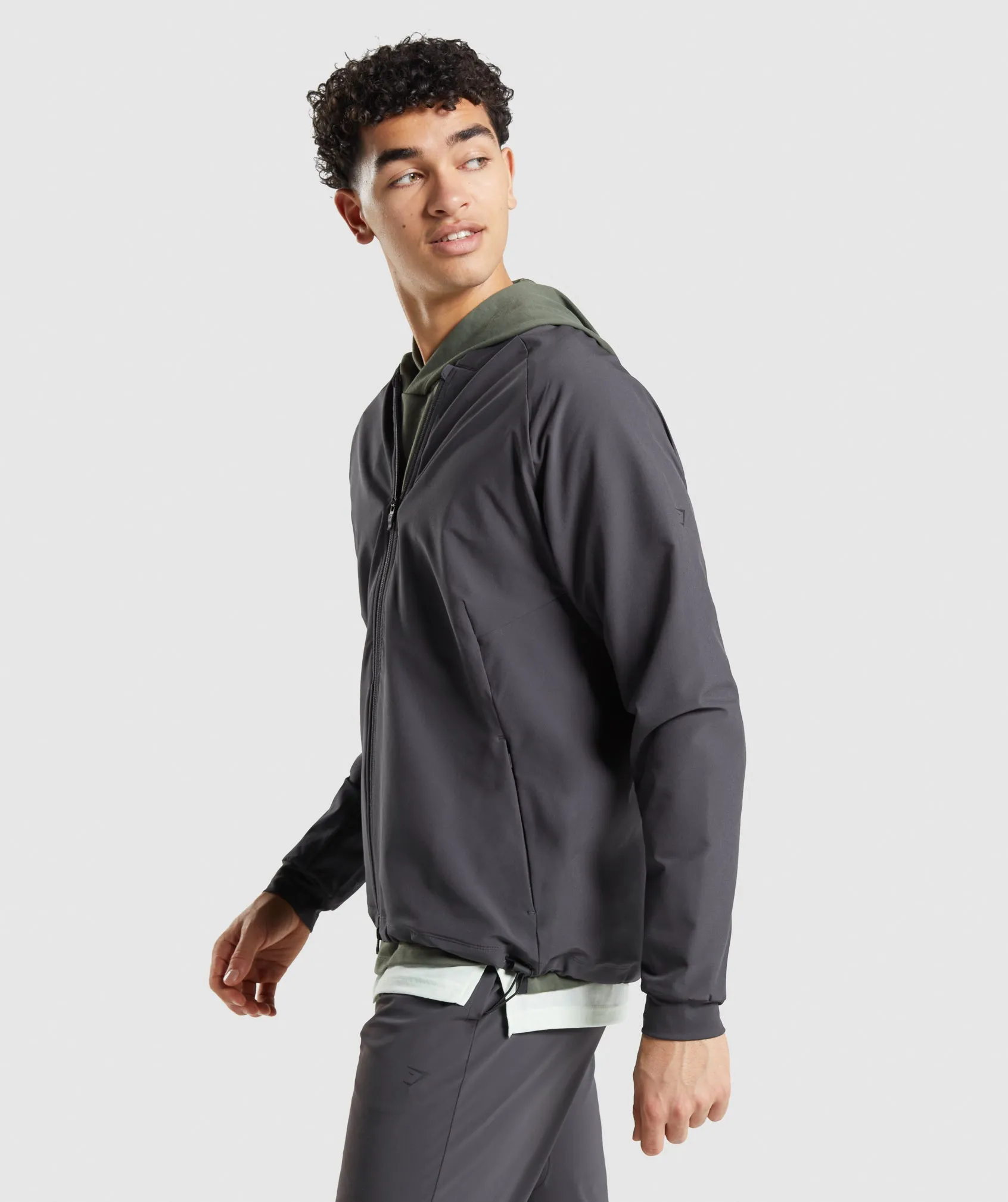 Gymshark Studio Jacket - Onyx Grey sold by Gymshark product image thumbnail 4