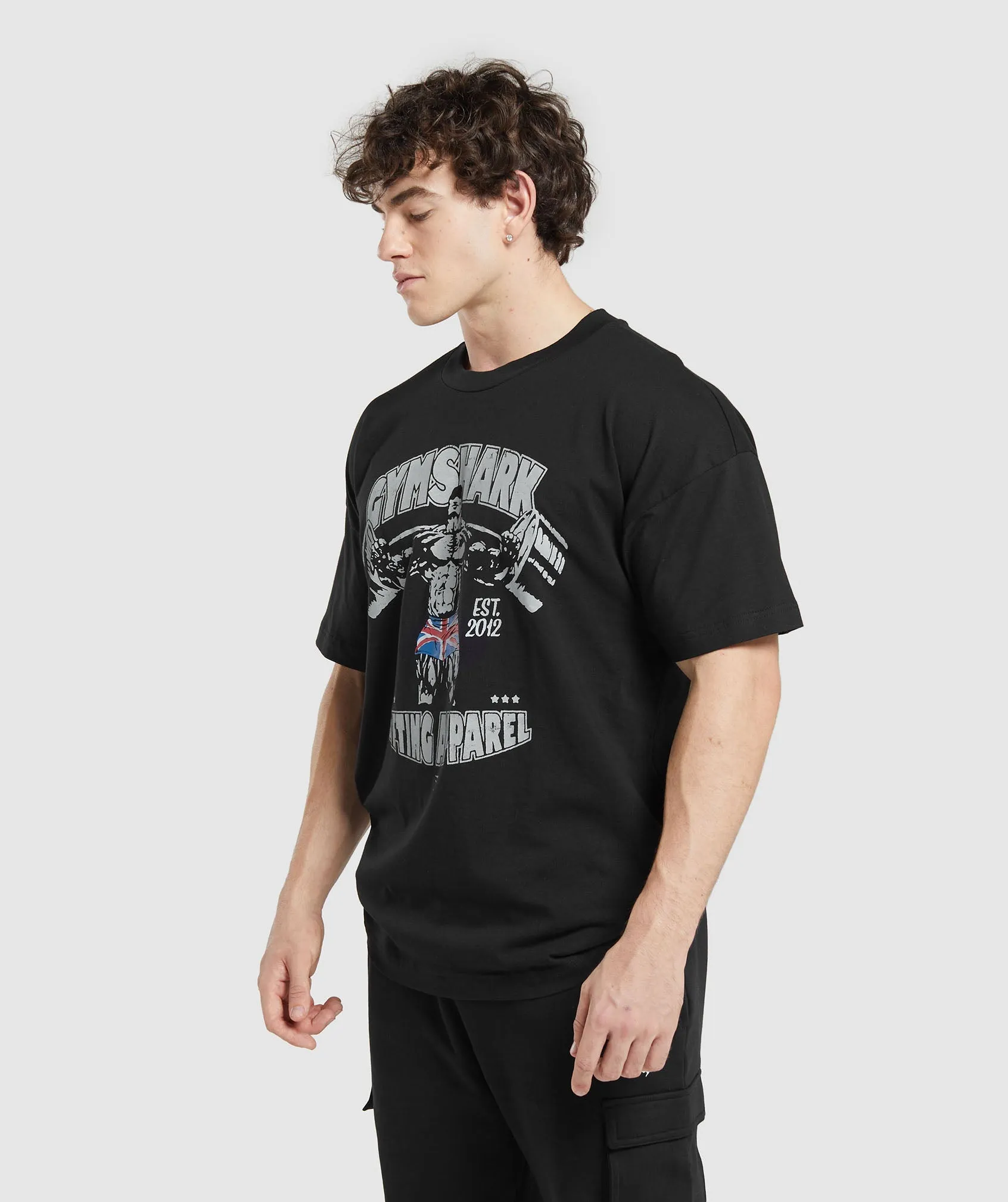 Gymshark Lifting Apparel T-Shirt - Black sold by Gymshark product image thumbnail 3