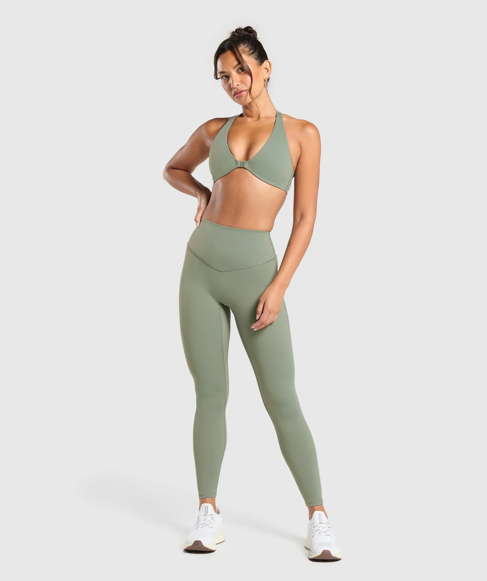 Gymshark Elevate Leggings 2.0 - Unit Green sold by Gymshark product image thumbnail 4