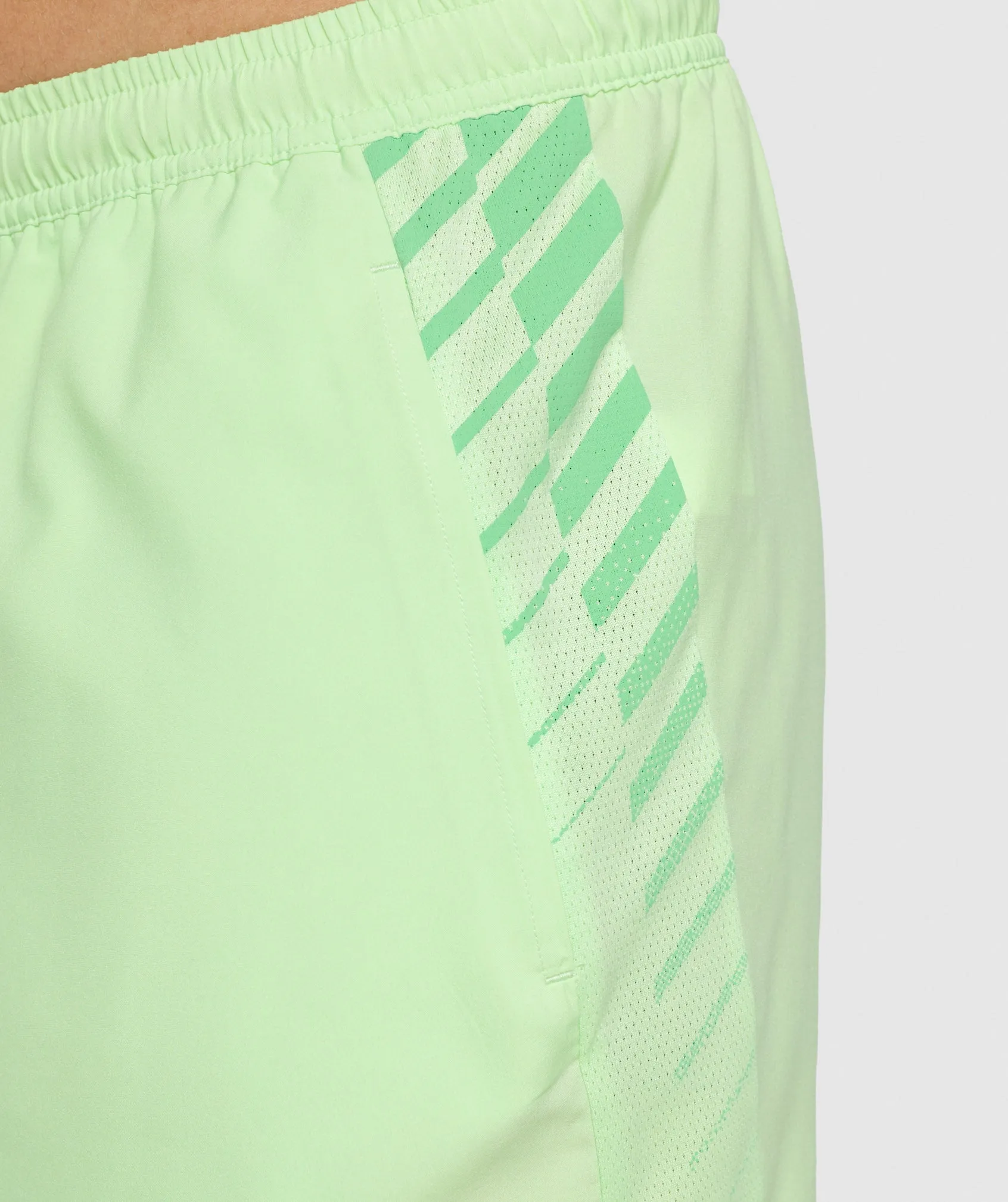 Gymshark Sport Stripe 7" Shorts - Bali Green sold by Gymshark product image thumbnail 5