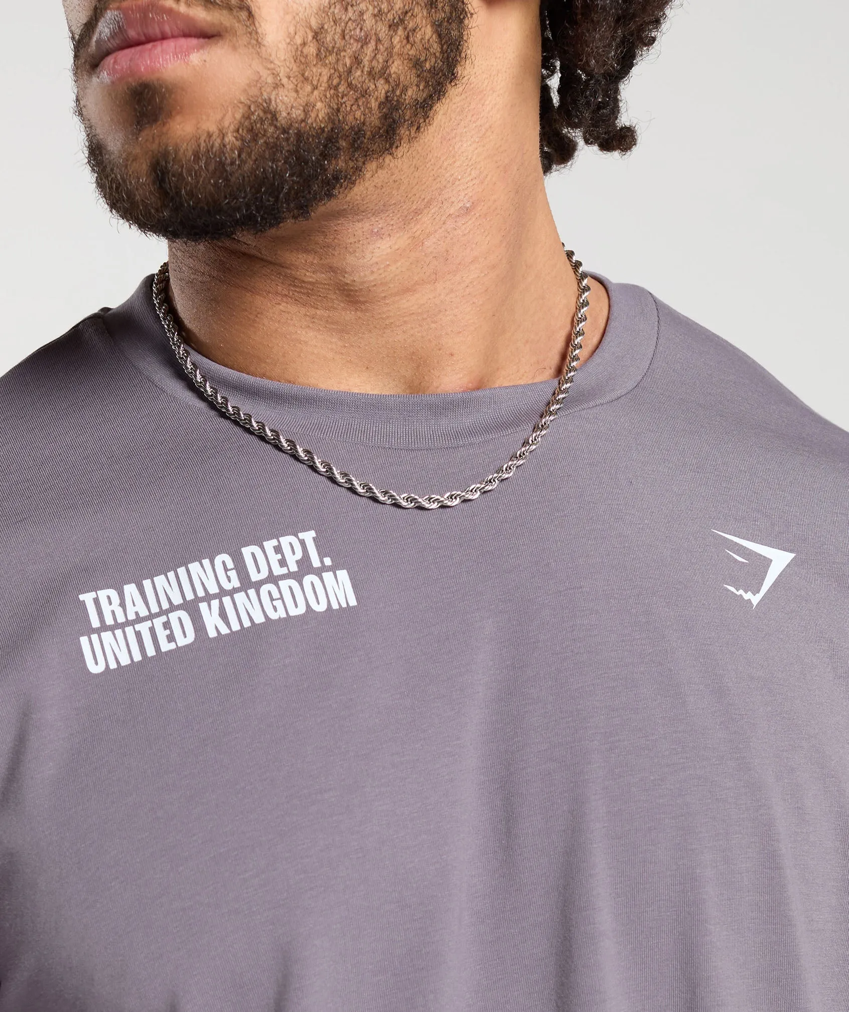 Gymshark Training Dept. UK T-Shirt - Fog Purple sold by Gymshark product image thumbnail 5