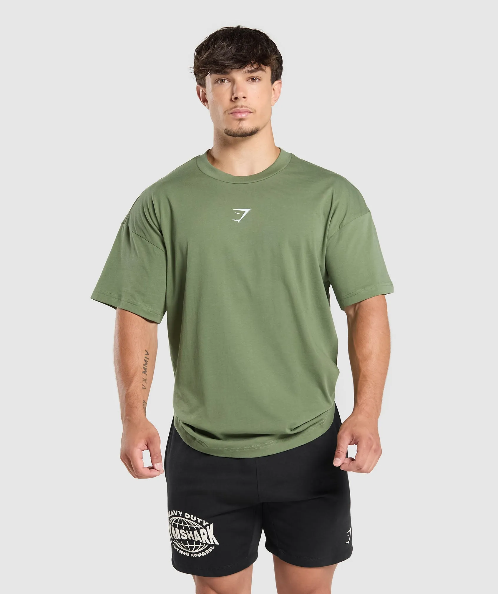 Gymshark Heavy Duty Lifter T-Shirt - Force Green sold by Gymshark product image thumbnail 2