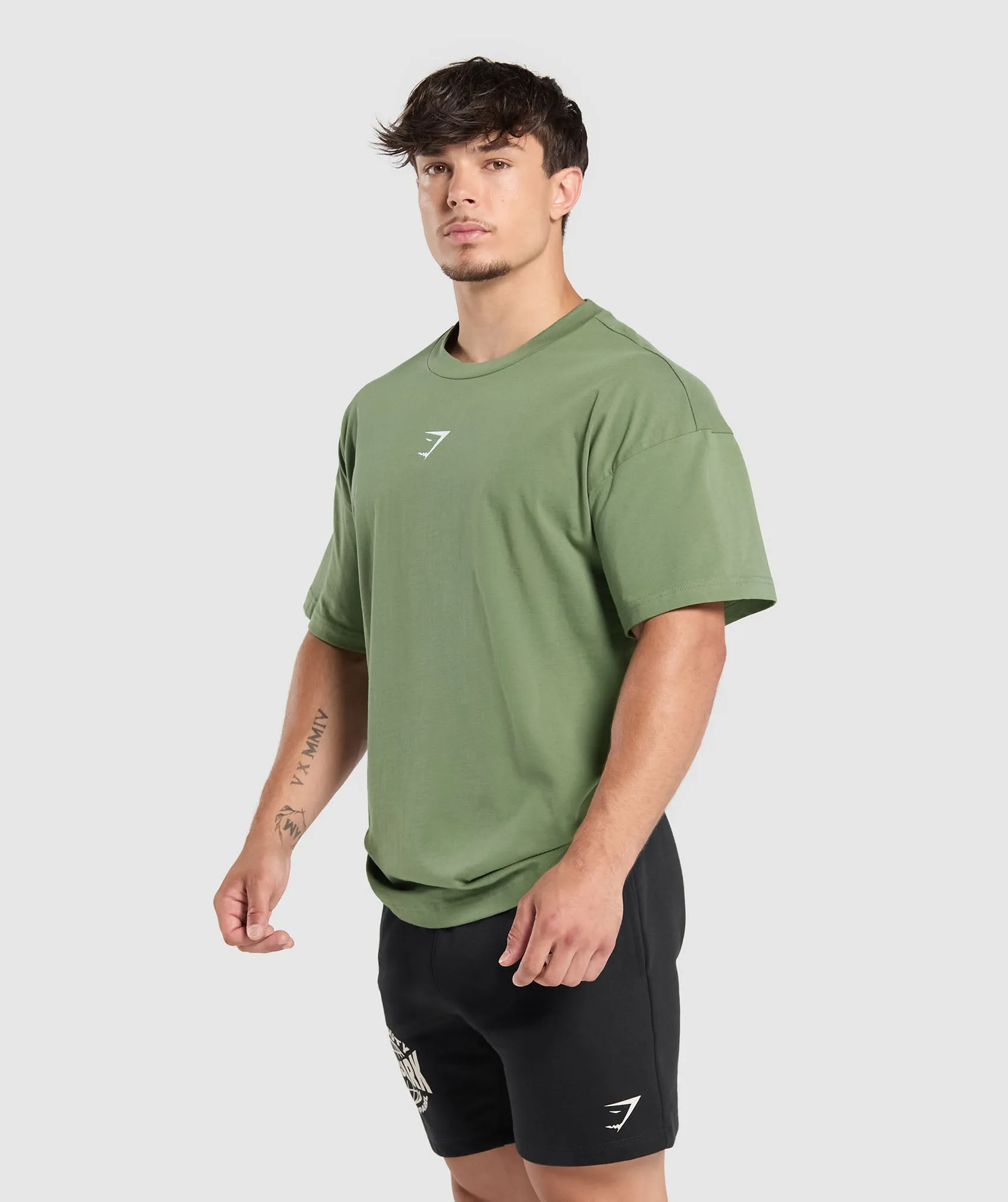 Gymshark Heavy Duty Lifter T-Shirt - Force Green sold by Gymshark product image thumbnail 3