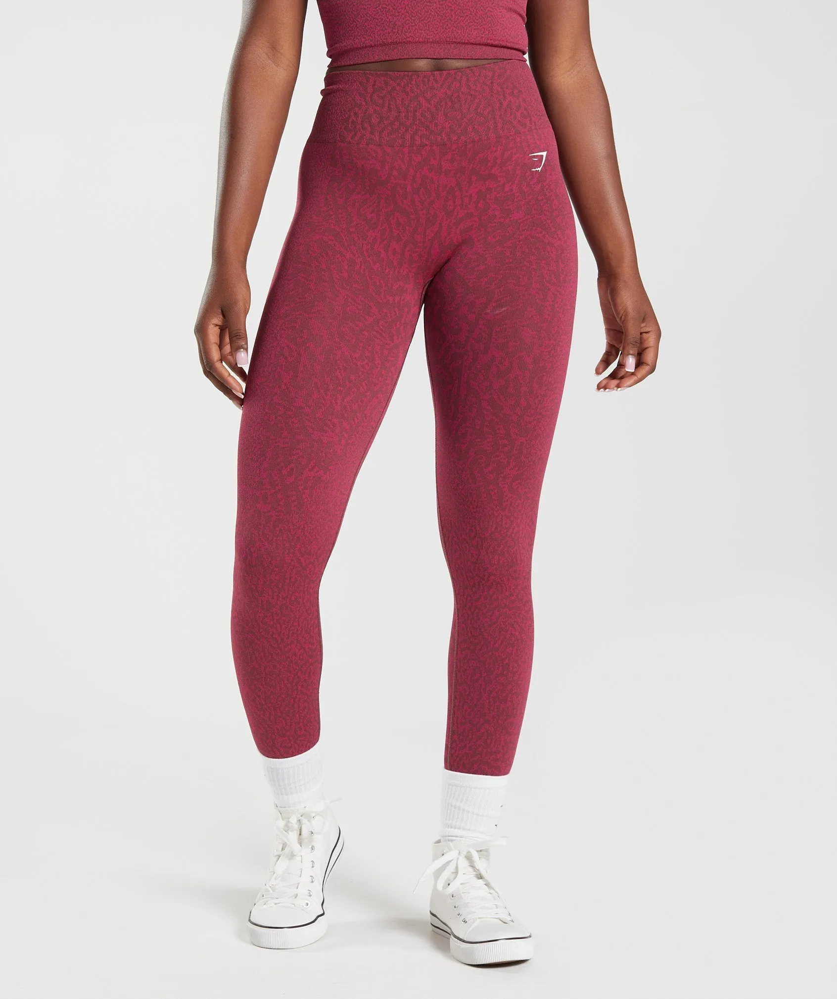 Gymshark Adapt Animal Seamless Leggings - Reef | Cherry Brown sold by Gymshark