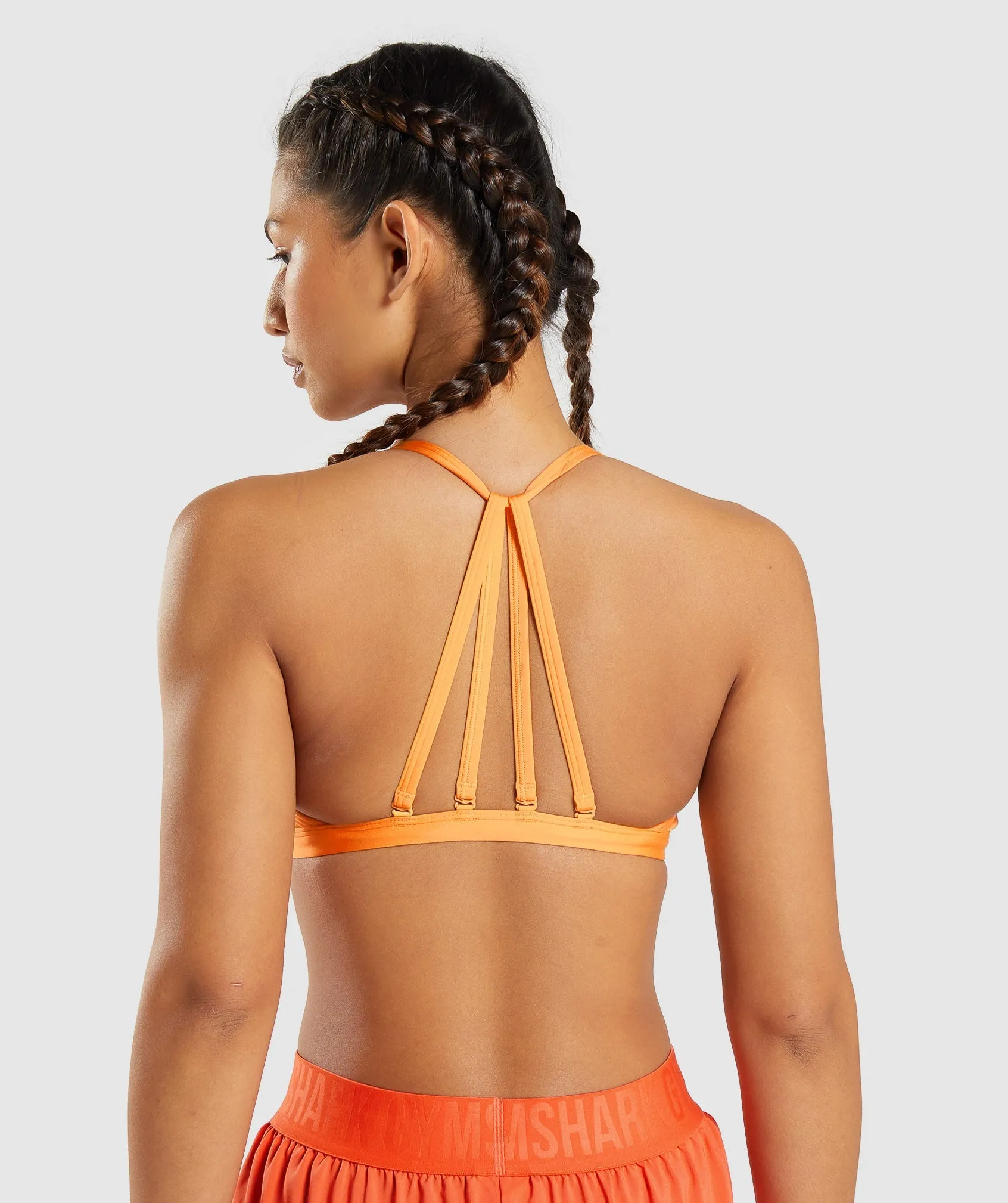 Gymshark Minimal Sports Bra - Apricot Orange sold by Gymshark product image thumbnail 2