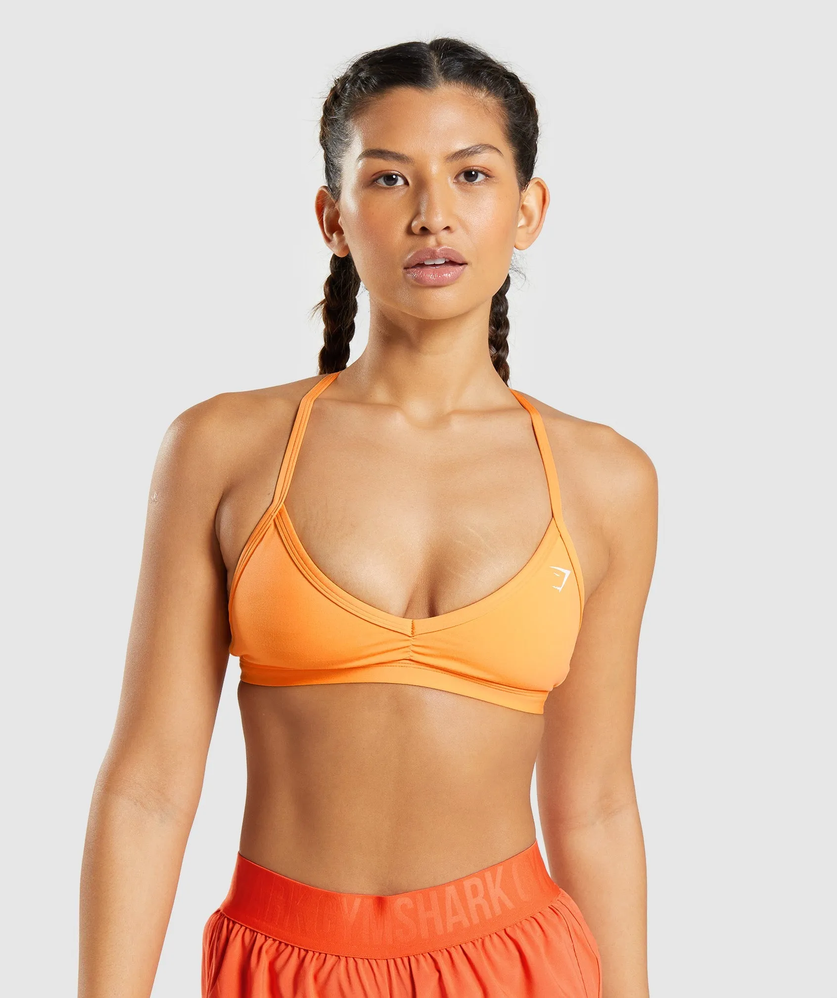 Gymshark Minimal Sports Bra - Apricot Orange sold by Gymshark