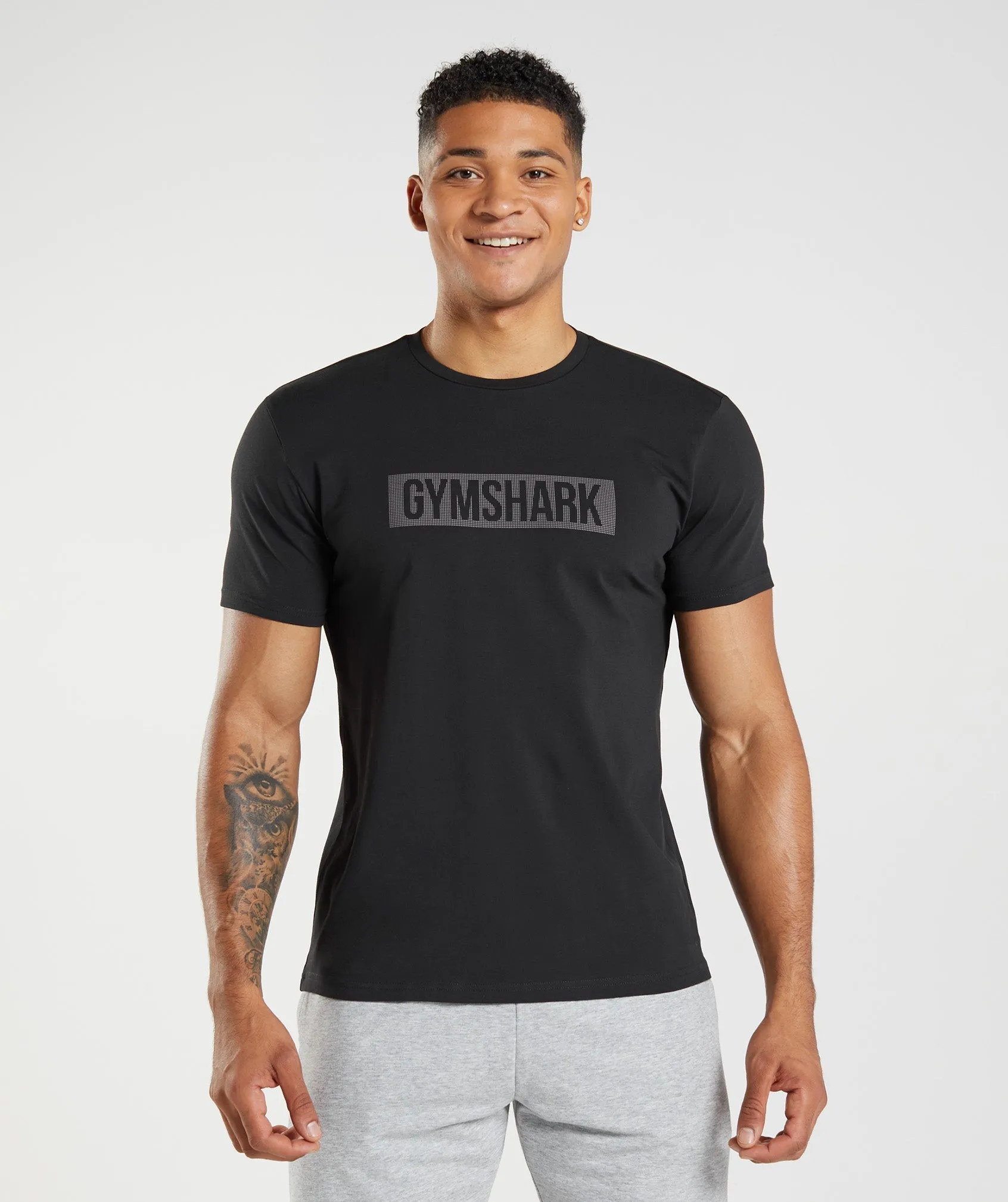 Gymshark Block T-Shirt - Black sold by Gymshark