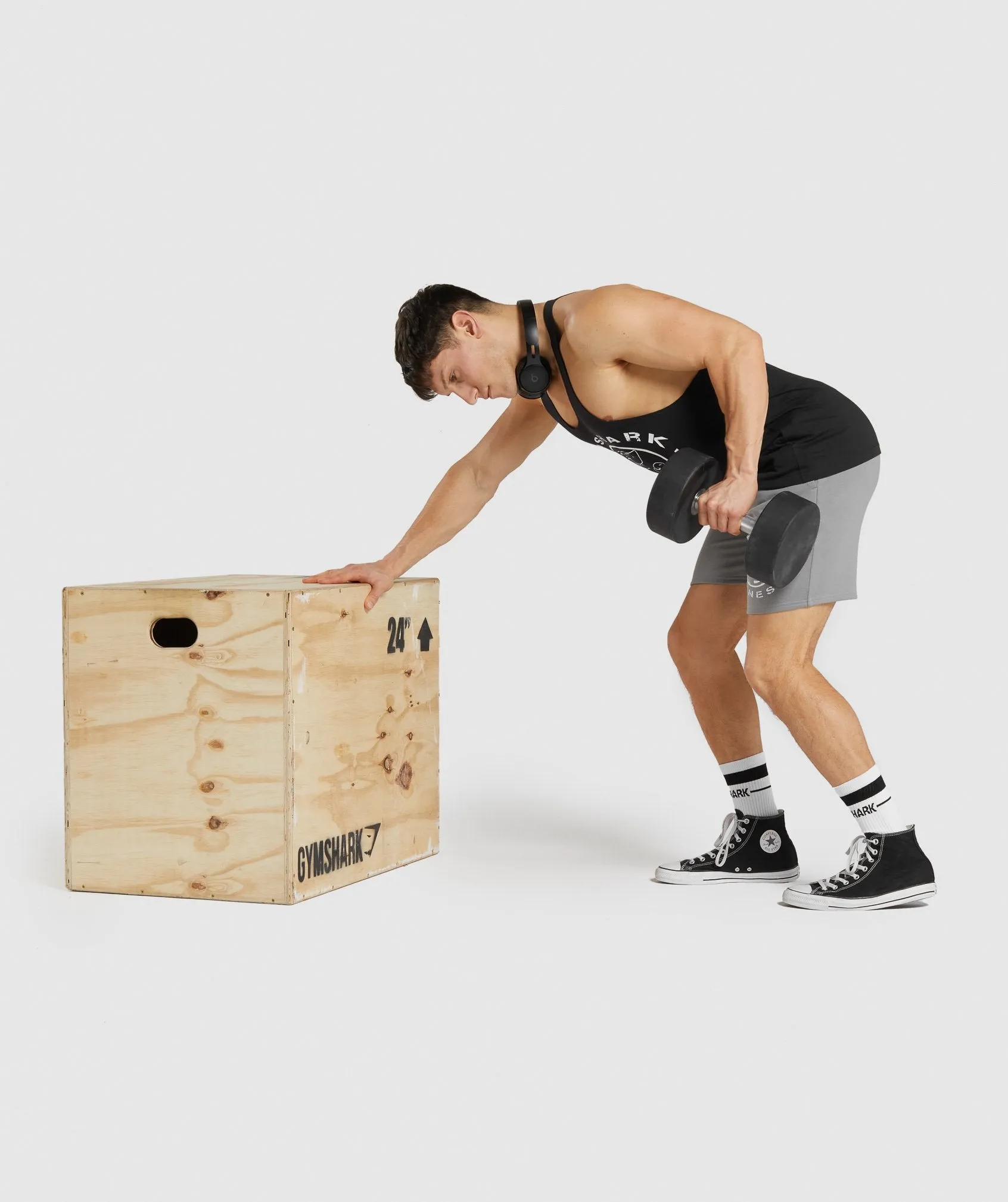 Gymshark Legacy Shorts - Smokey Grey sold by Gymshark product image thumbnail 4