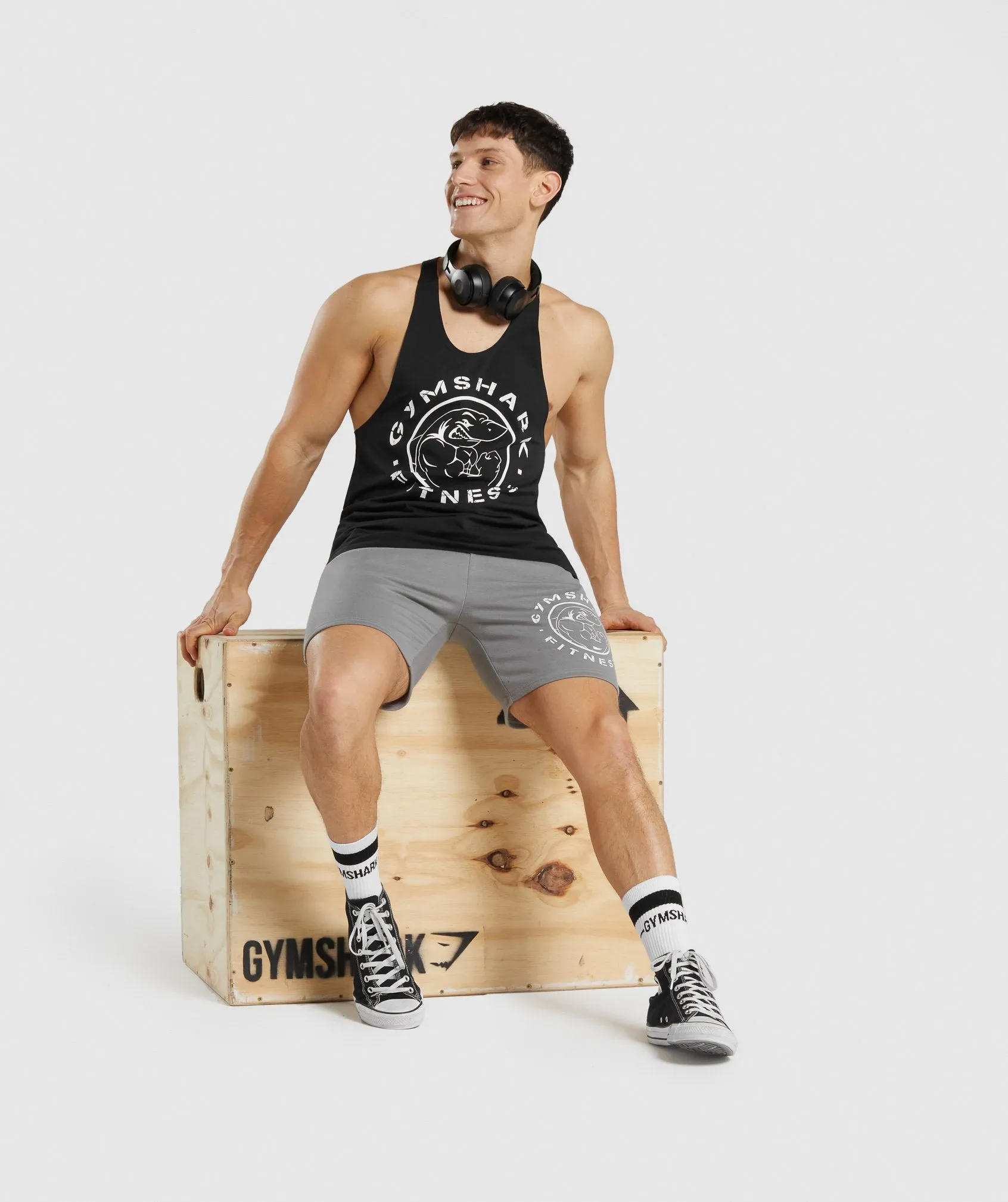 Gymshark Legacy Shorts - Smokey Grey sold by Gymshark product image thumbnail 3