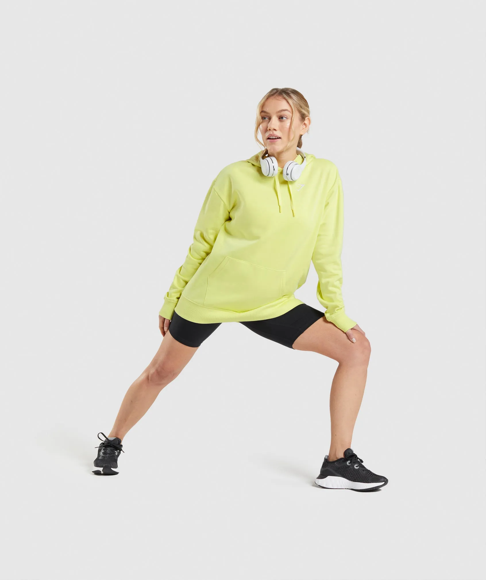 Gymshark Training Oversized Hoodie - Firefly Green sold by Gymshark product image thumbnail 4